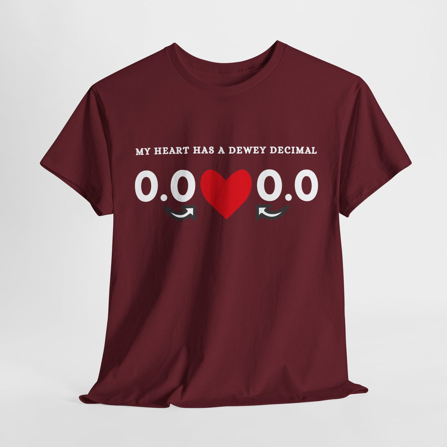 Teen/Adult Unisex Tee – My Heart Has a Dewey Decimal