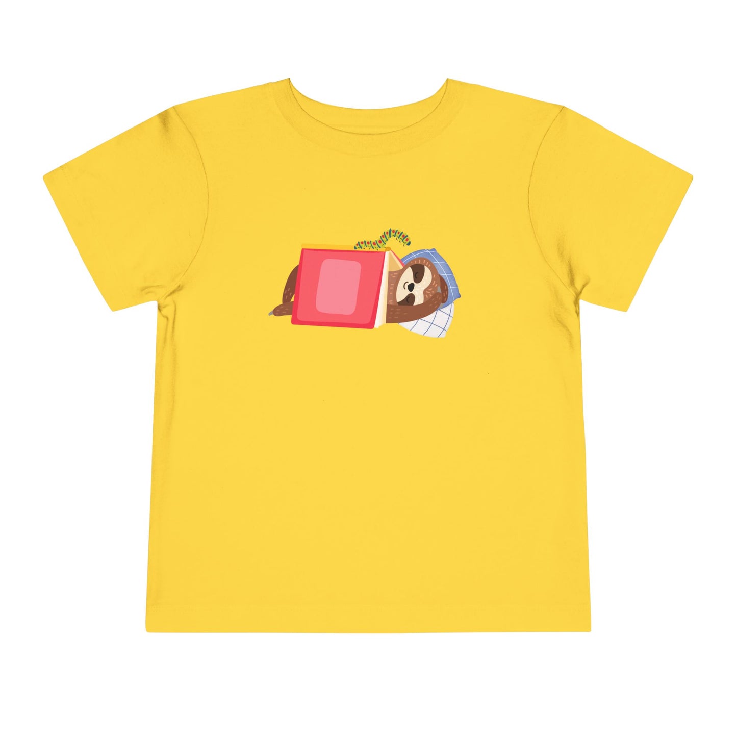 Toddler Sleepy Sloth Storytime Tee for Bookish Bedheads