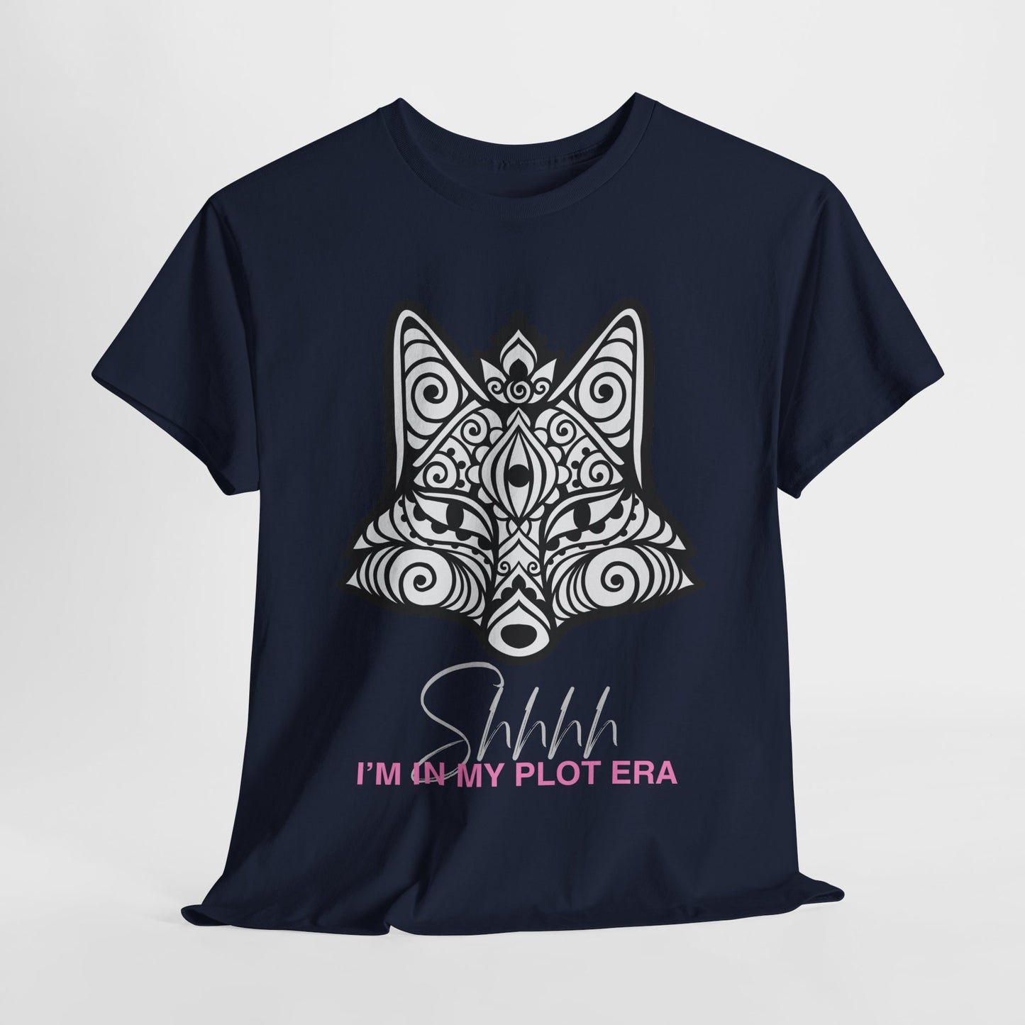 Teen/Adult Unisex β Plot Era Fox Tee β Quiet Reading Aesthetic Shirt