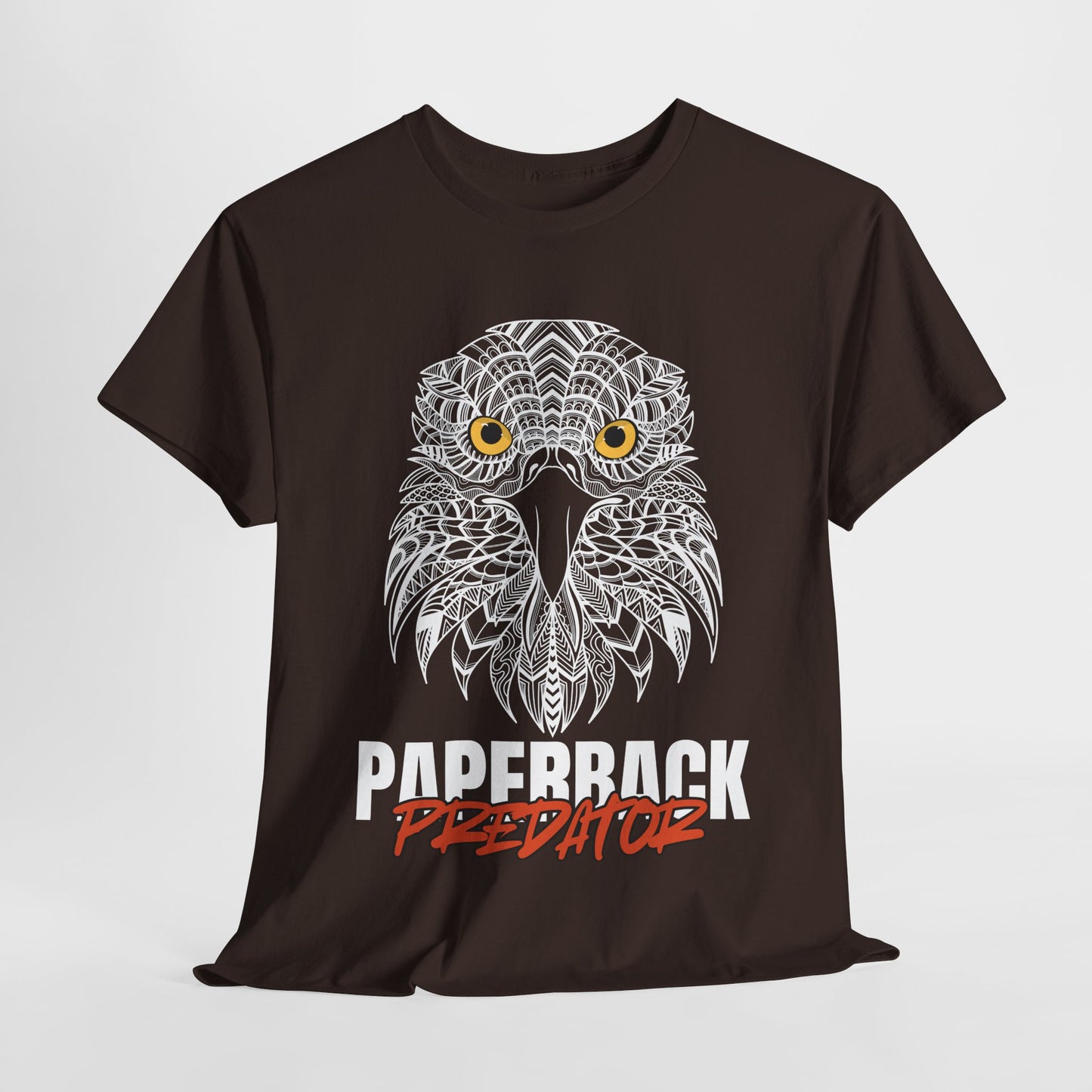 Teen/Adult Unisex β Paperback Predator Tee β Fierce Hawk Book Shirt