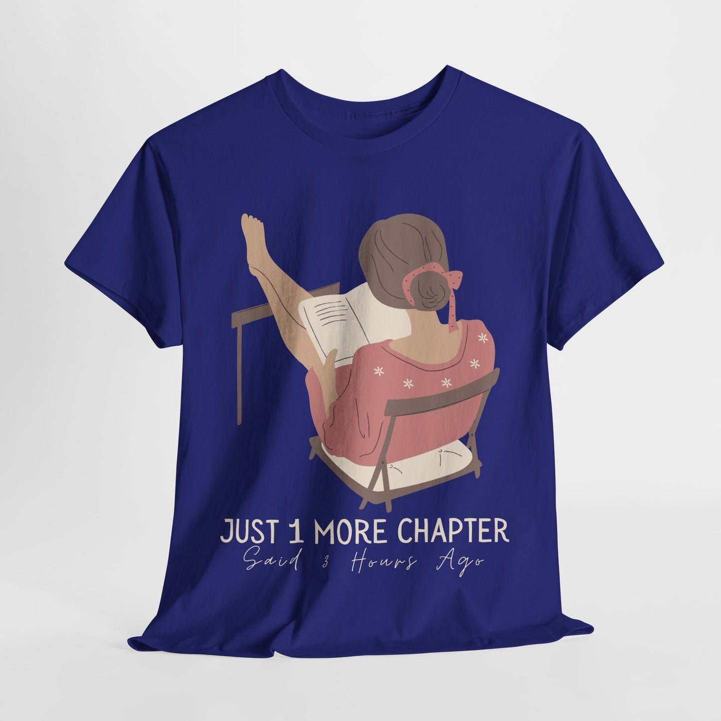 Teen/Adult Unisex Just One More Chapter Tee β Cozy Reader Edition