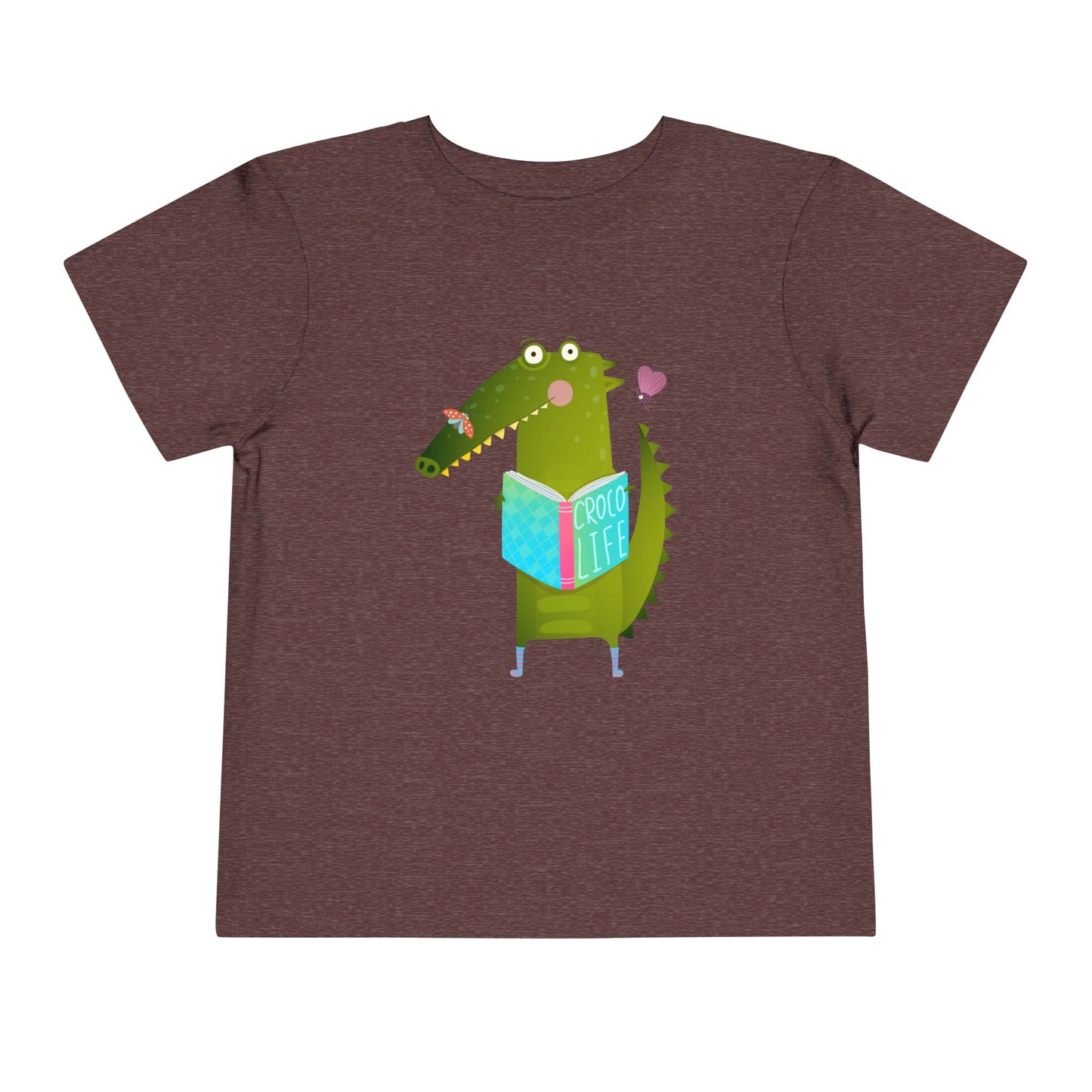 Toddler Croc Life Tee β Funny Book Shirt for Little Readers