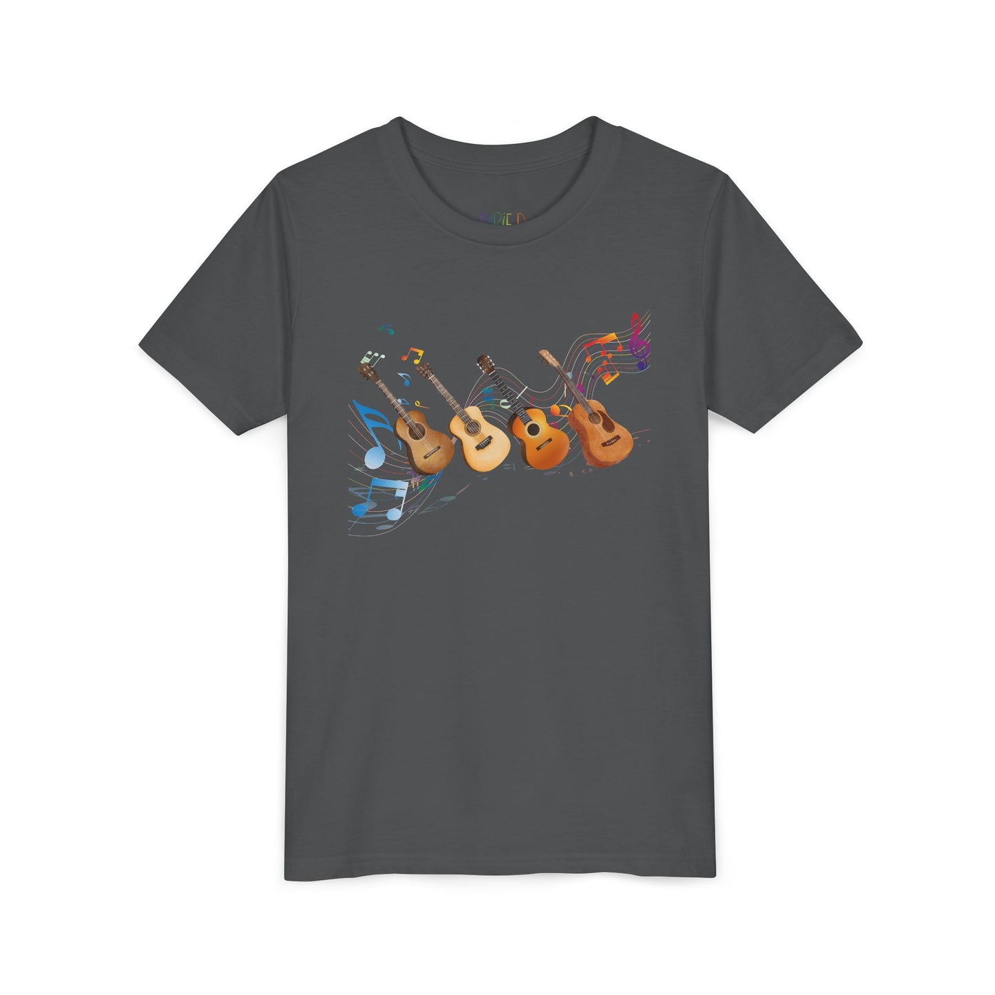 Youth One Story. Four Players. Tee – Guitar Ensemble Shirt for Collaborative Creatives