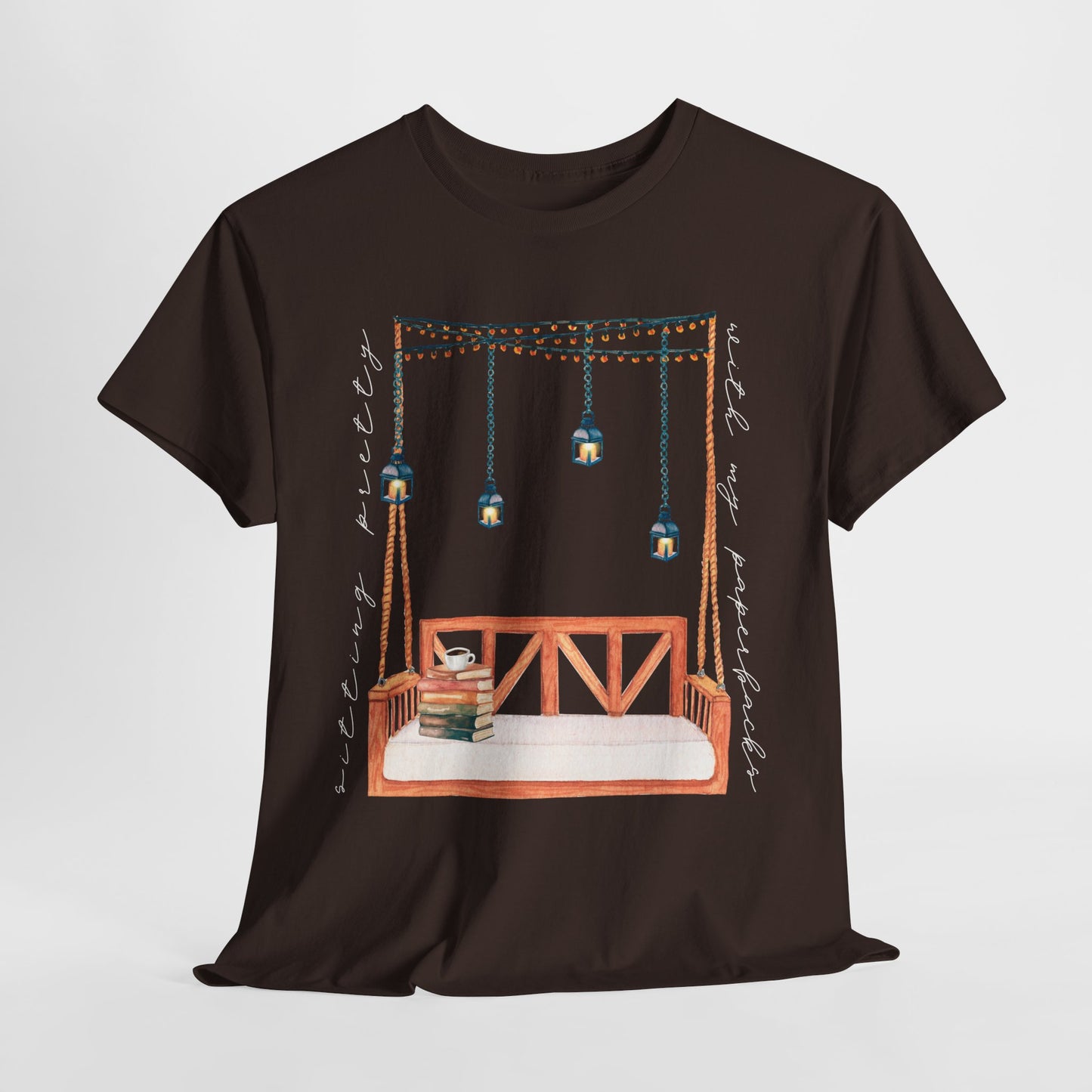 Teen/Adult Unisex Tee β Sitting Pretty With My Paperbacks