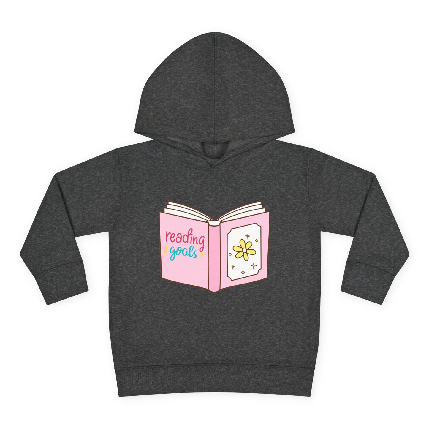 Toddler Reading Goals Hoodie – Pink Book Lover Design