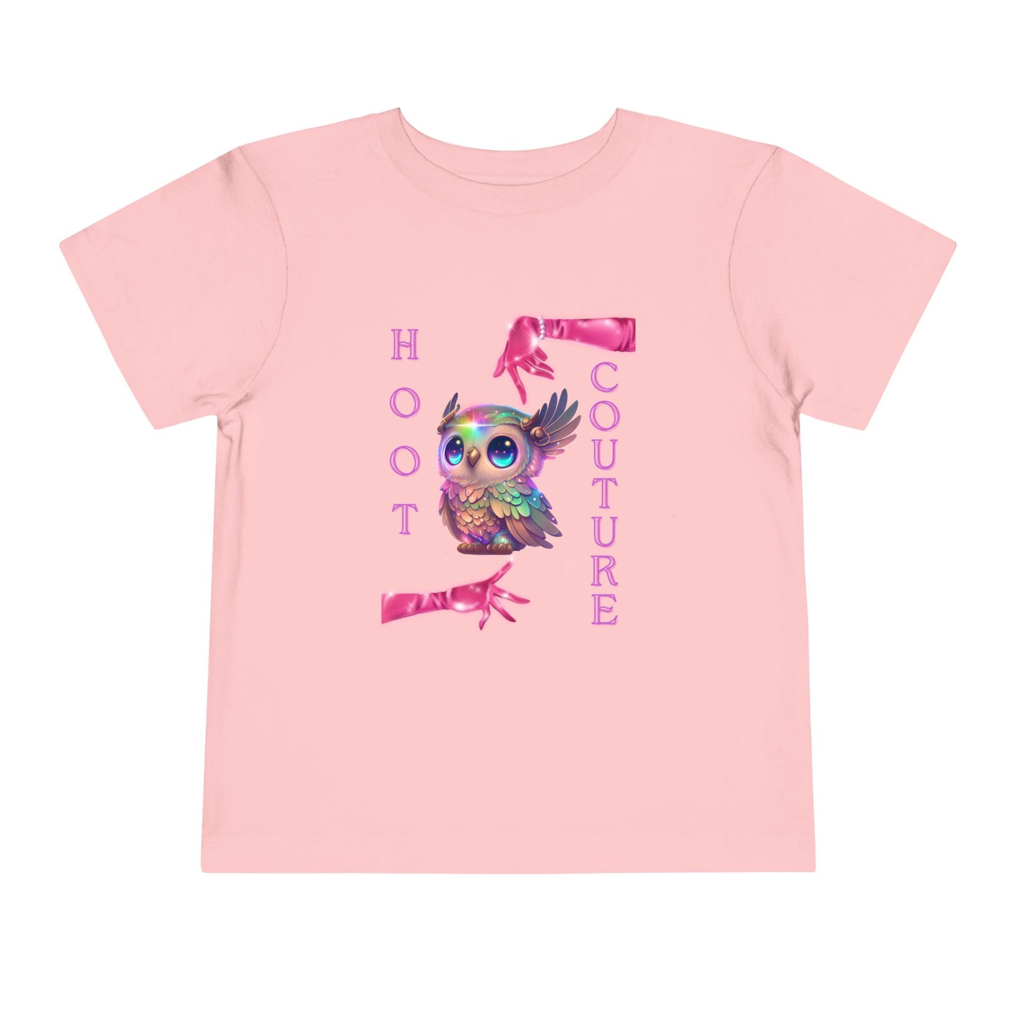 Toddler Hoot Couture Tee – Glam Owl Shirt for Little Fashion Icons