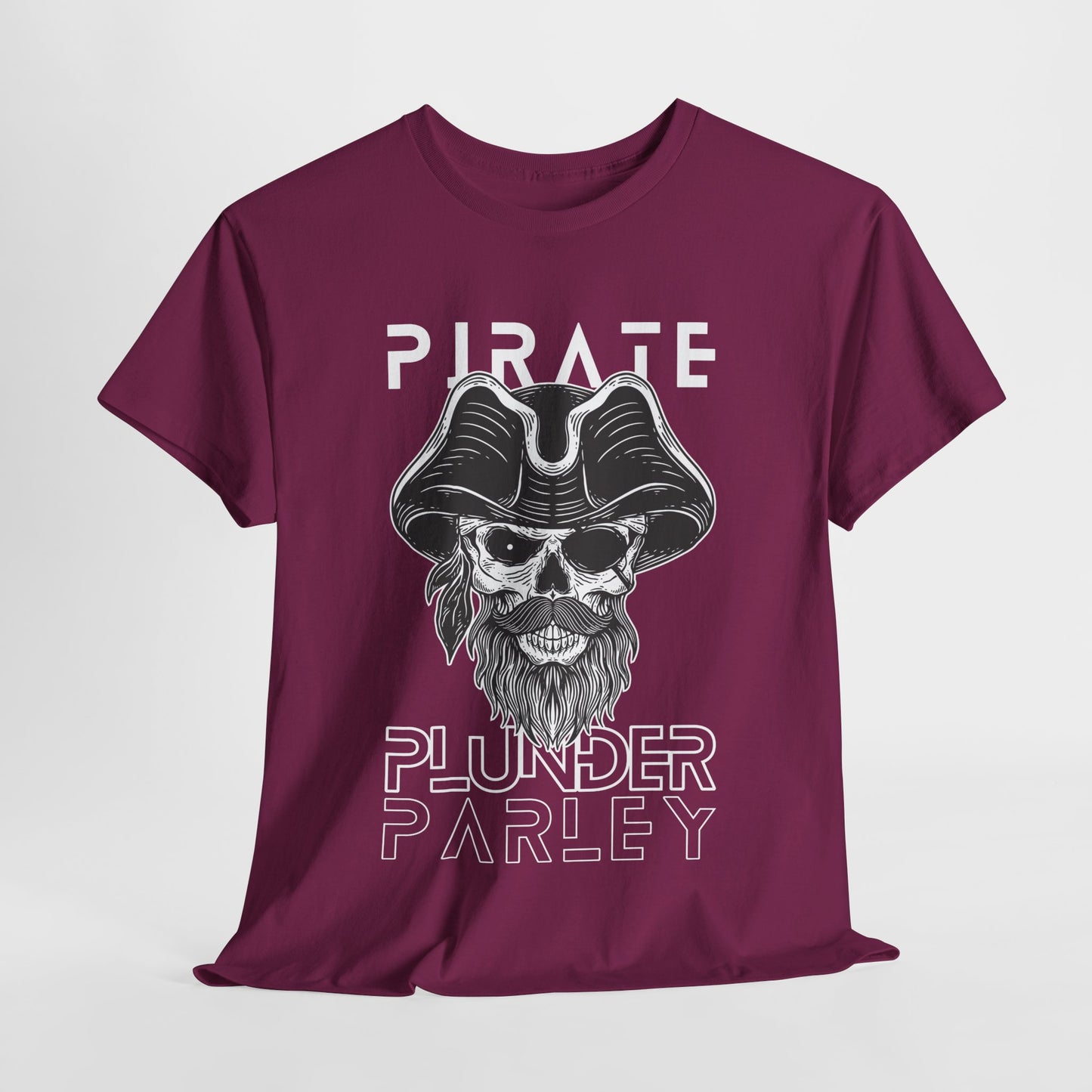 Teen/Adult Unisex “Pirate Plunder Parley” Tee – For Rogues, Rebels, and Readers