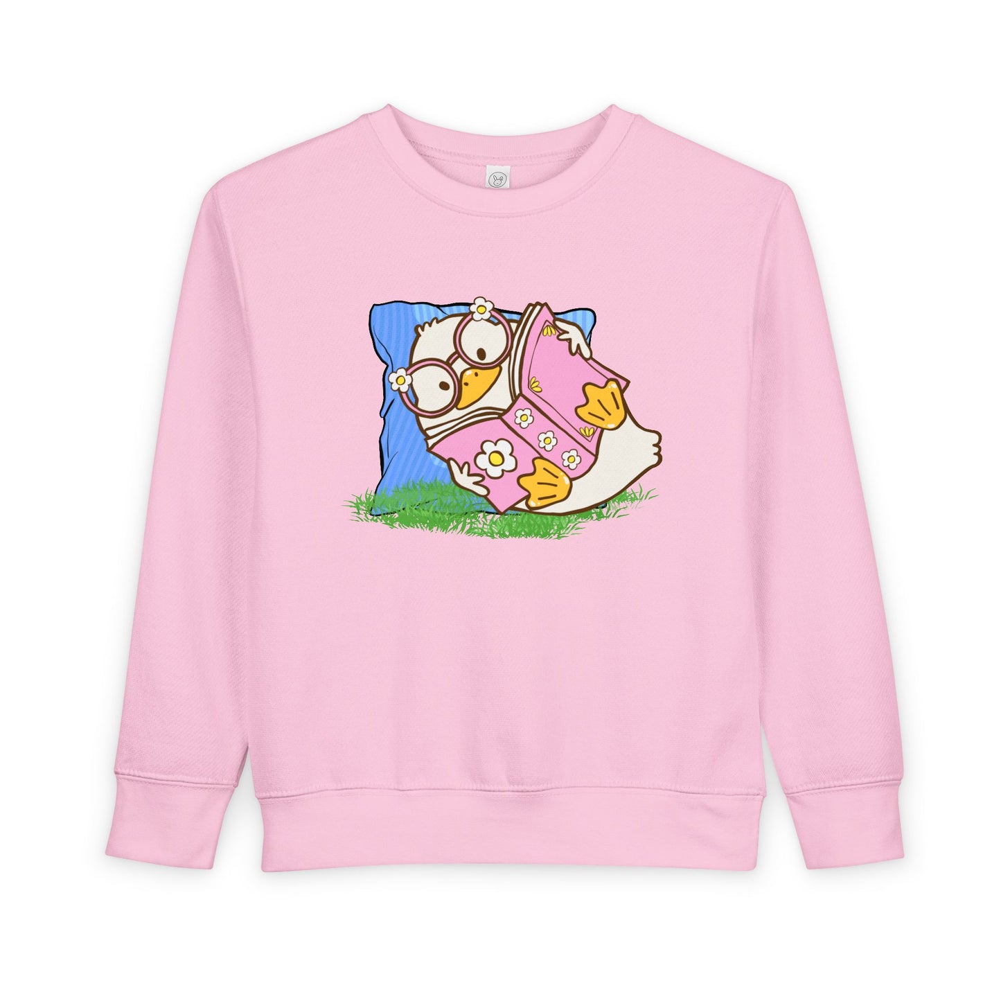 Toddler Cozy Duck Reader Sweatshirt – Cute Storytime Crewneck for Kids