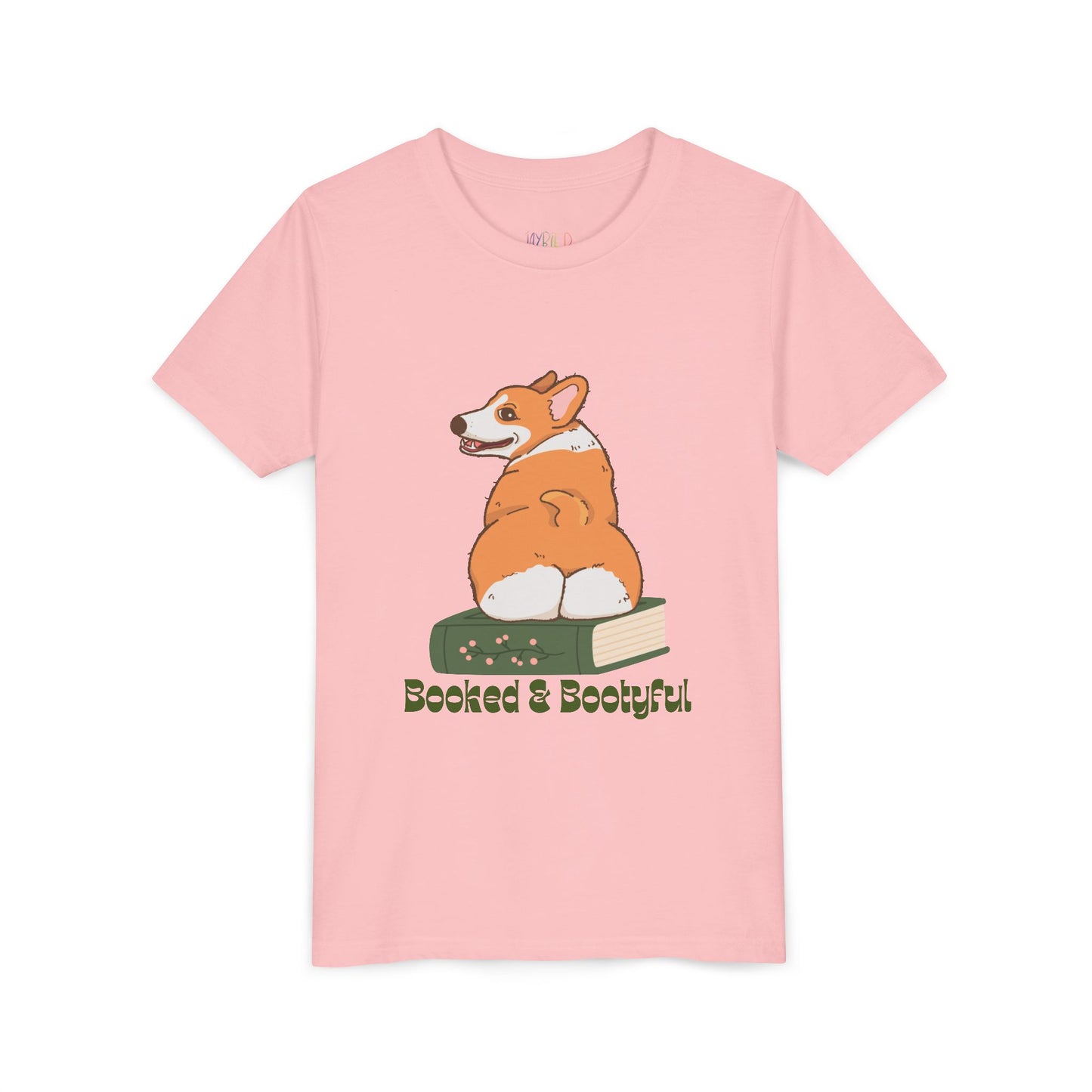 Youth Booked & Bootyful T-Shirt β For the Bold, Bookish, and Totally Paw-some