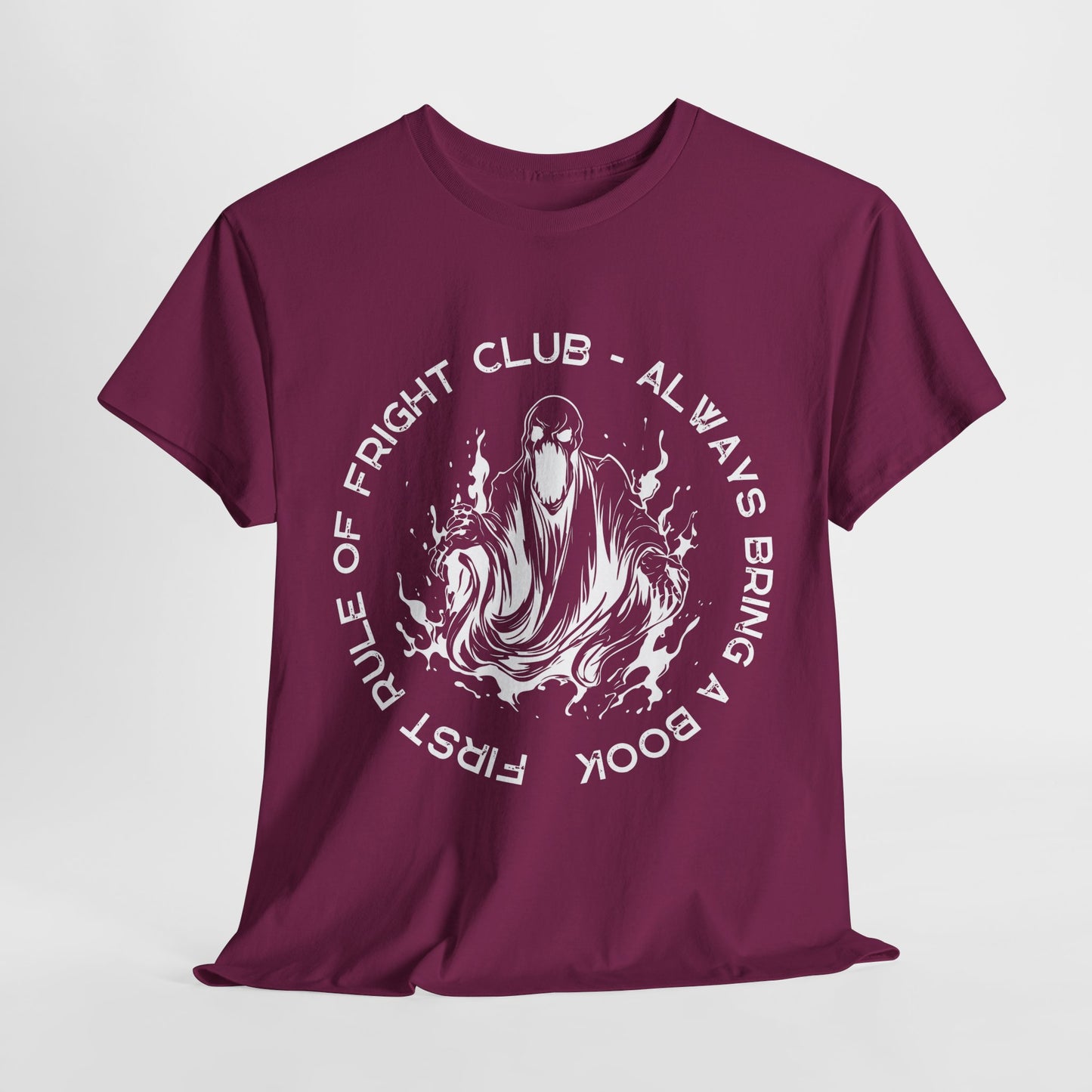 Teen/Adult Unisex First Rule of Fright Club T-Shirt β Horror Reader Graphic Tee