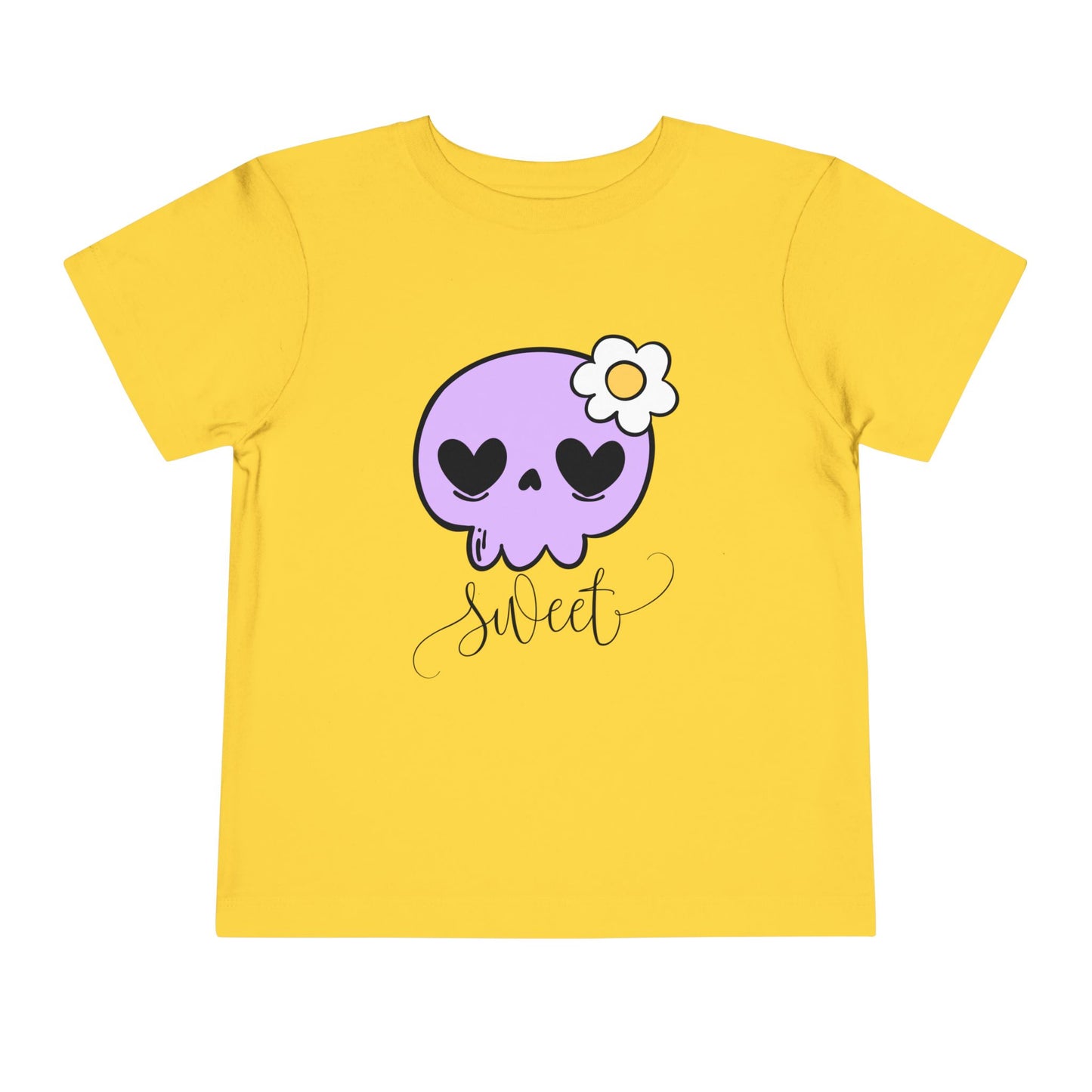 Toddler Sweet Skull Tee β Cute & Spooky Halloween Style