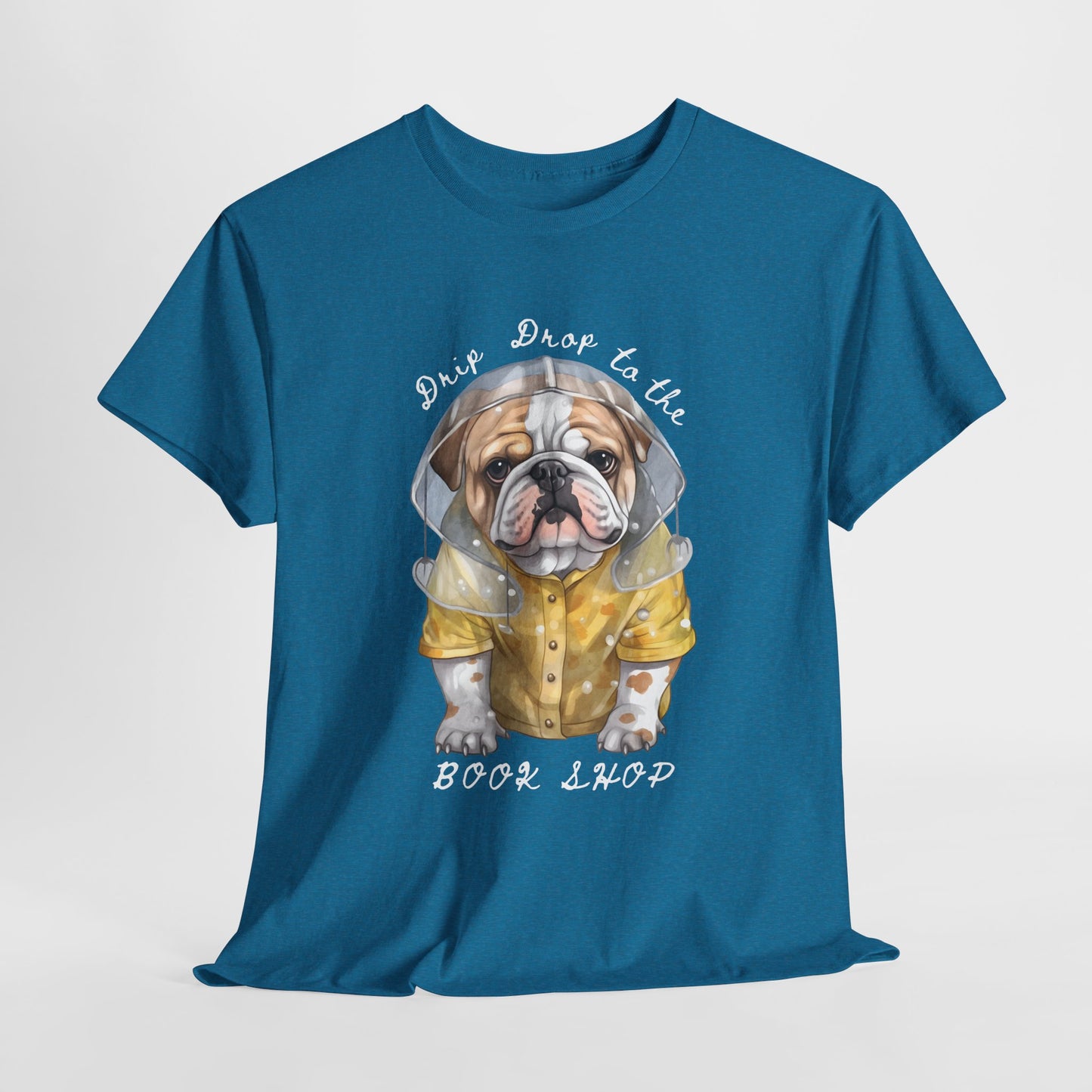 Teen/Adult Unisex Drip Drop to the Book Shop Tee – Puddle-Proof & Page-Ready