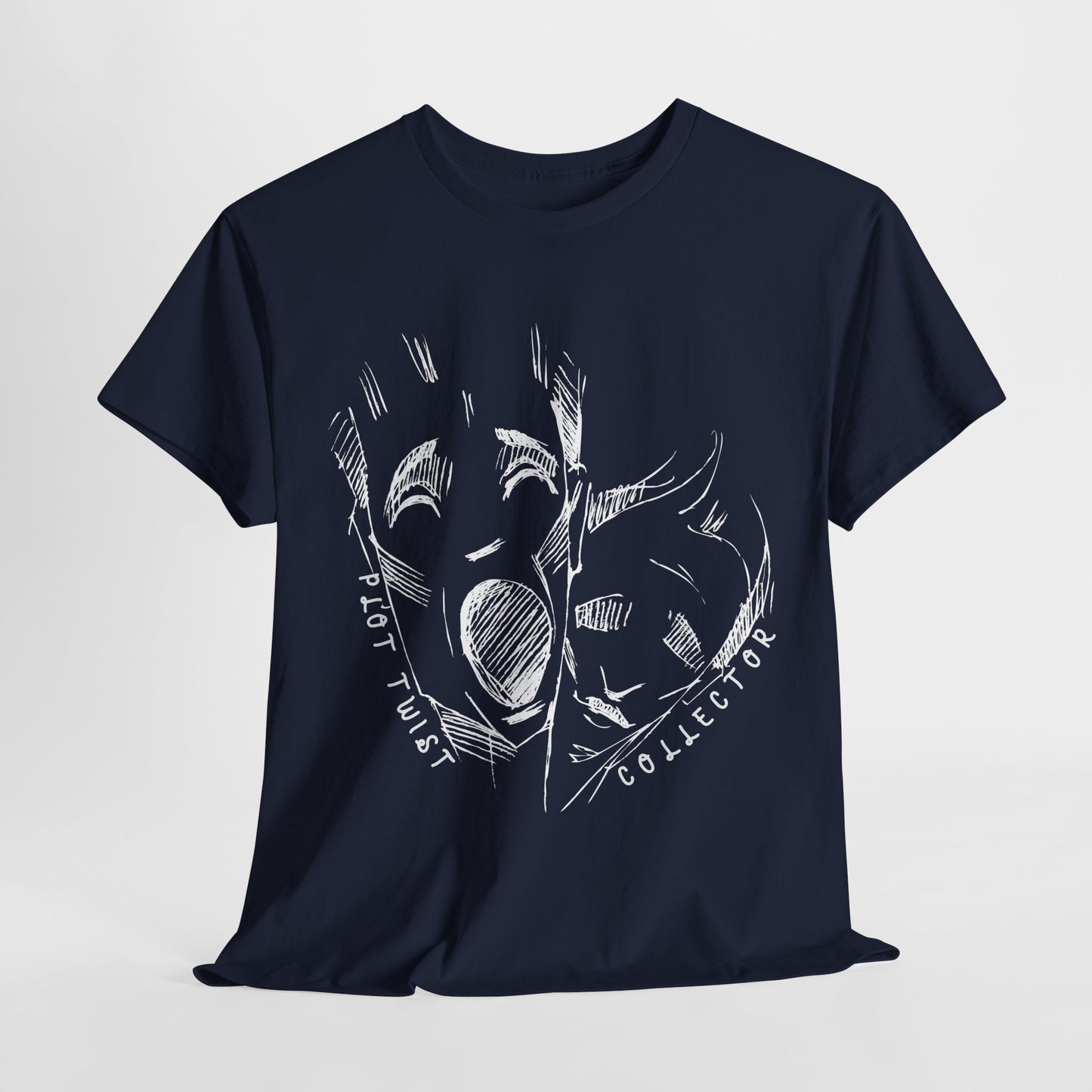 Teen/Adult Unisex Tee – Plot Twist Collector (Screaming Face Edition)