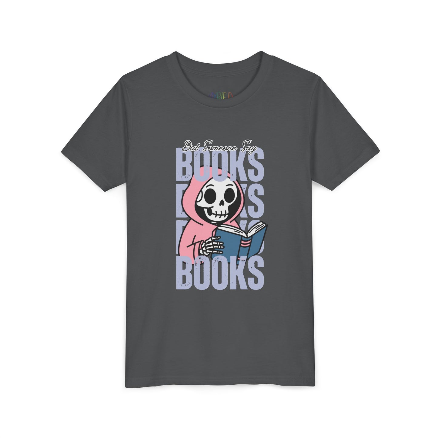 Youth Did Someone Say Books? Skeleton Reader Graphic