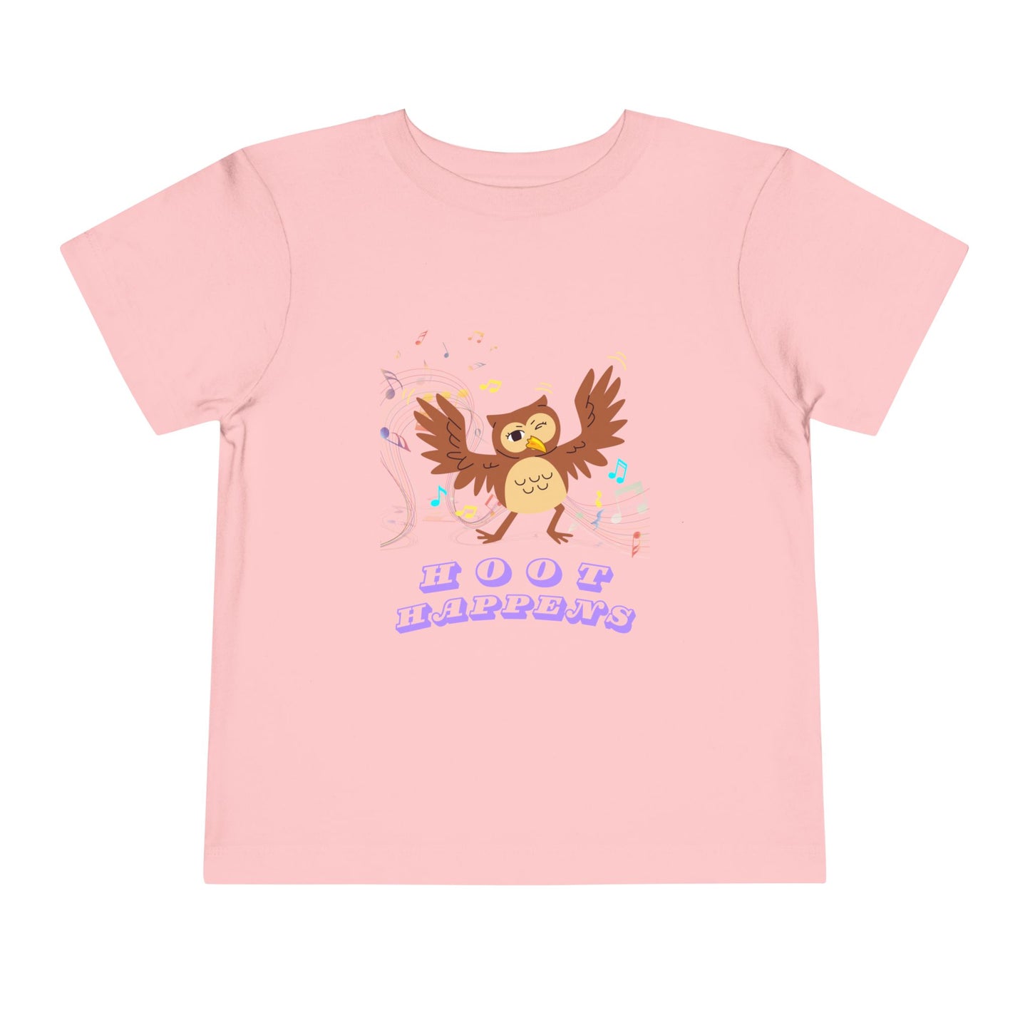 Toddler Hoot Happens Tee β Musical Owl Shirt for Groovy Little Hoots