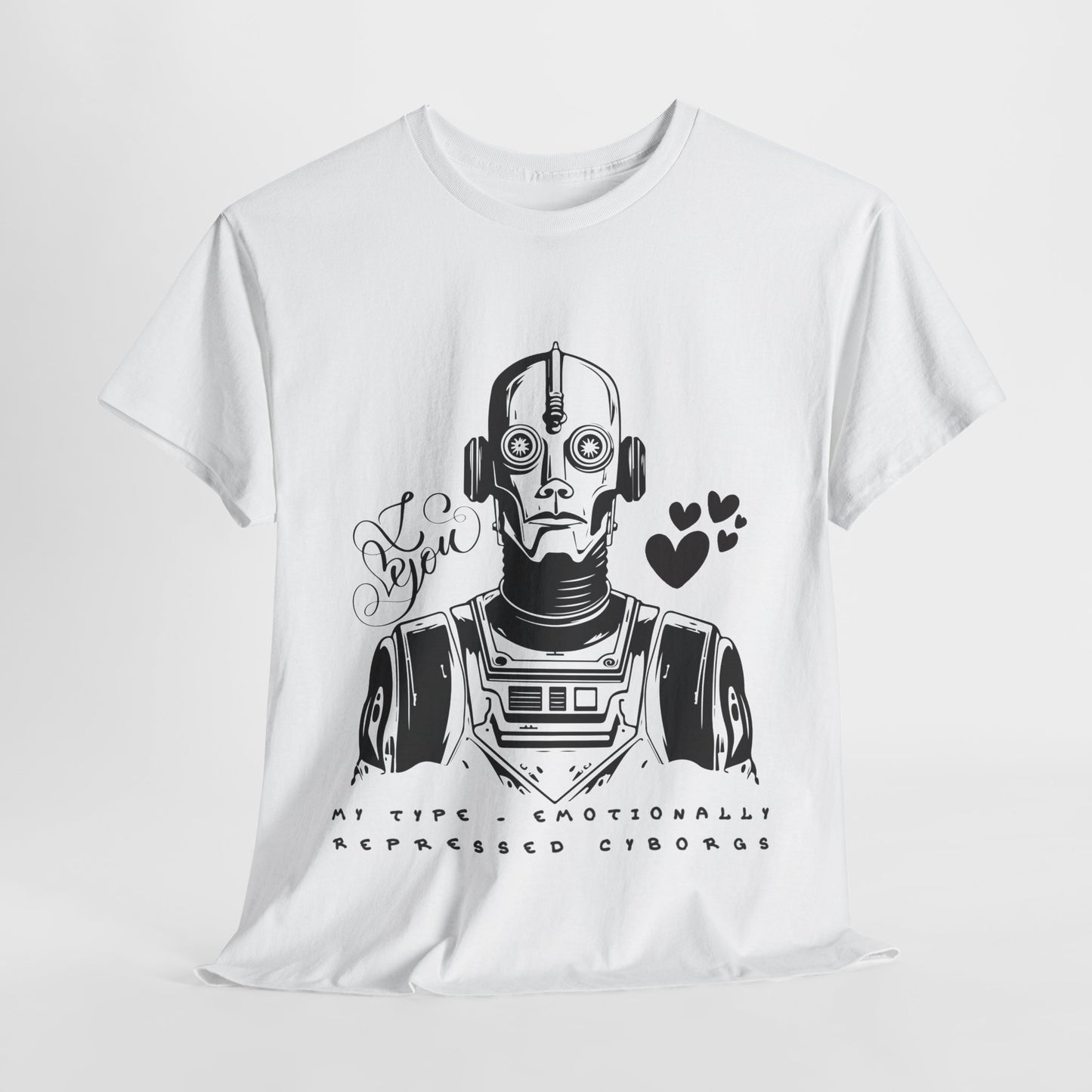 Teen/Adult Unisex – Emotionally Repressed Cyborg Tee