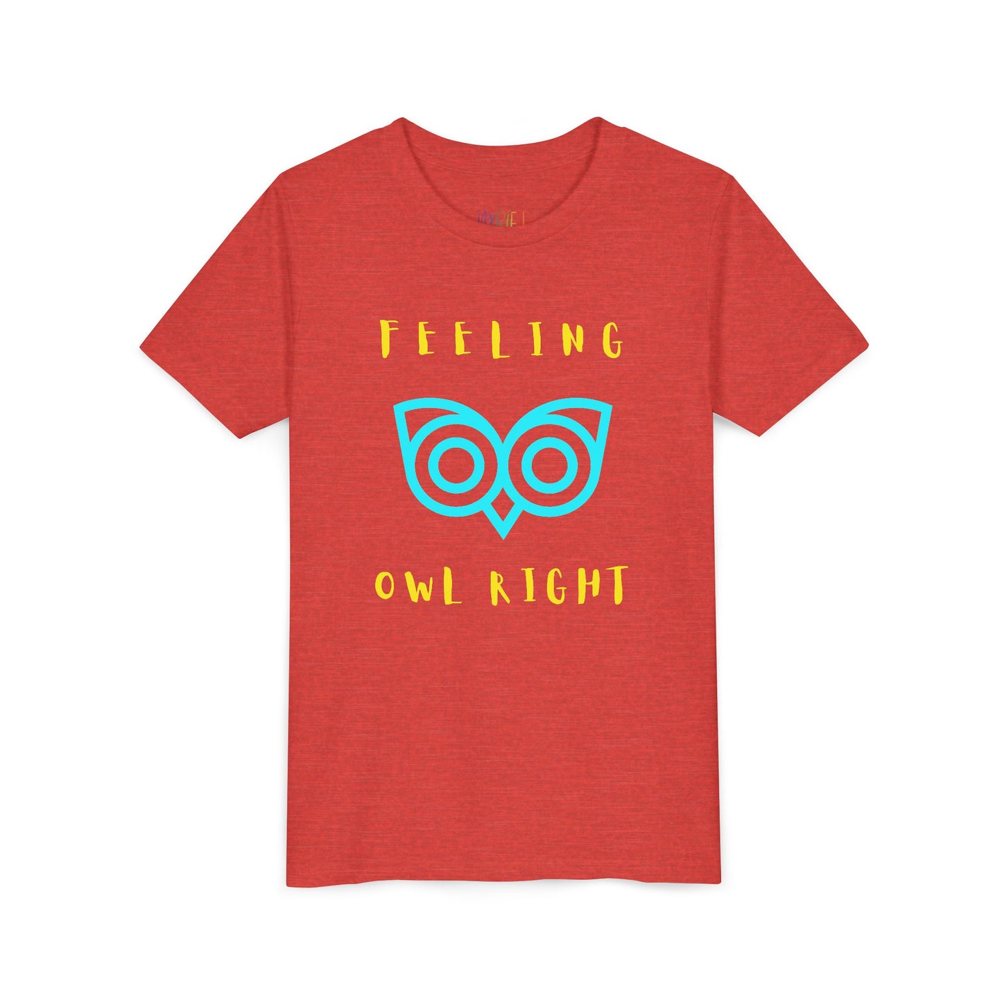 Youth Feeling Owl Right T-Shirt – Bold Graphic Tee with Playful Wordplay and Owl Design
