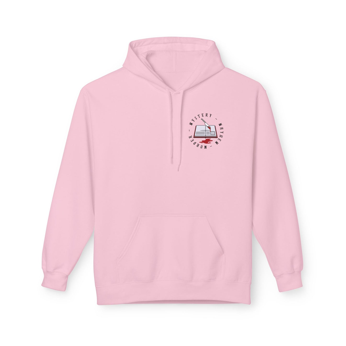 Teen/Adult Unisex Mystery Mayhem Murder Hoodie – Dark Book Lover Design
