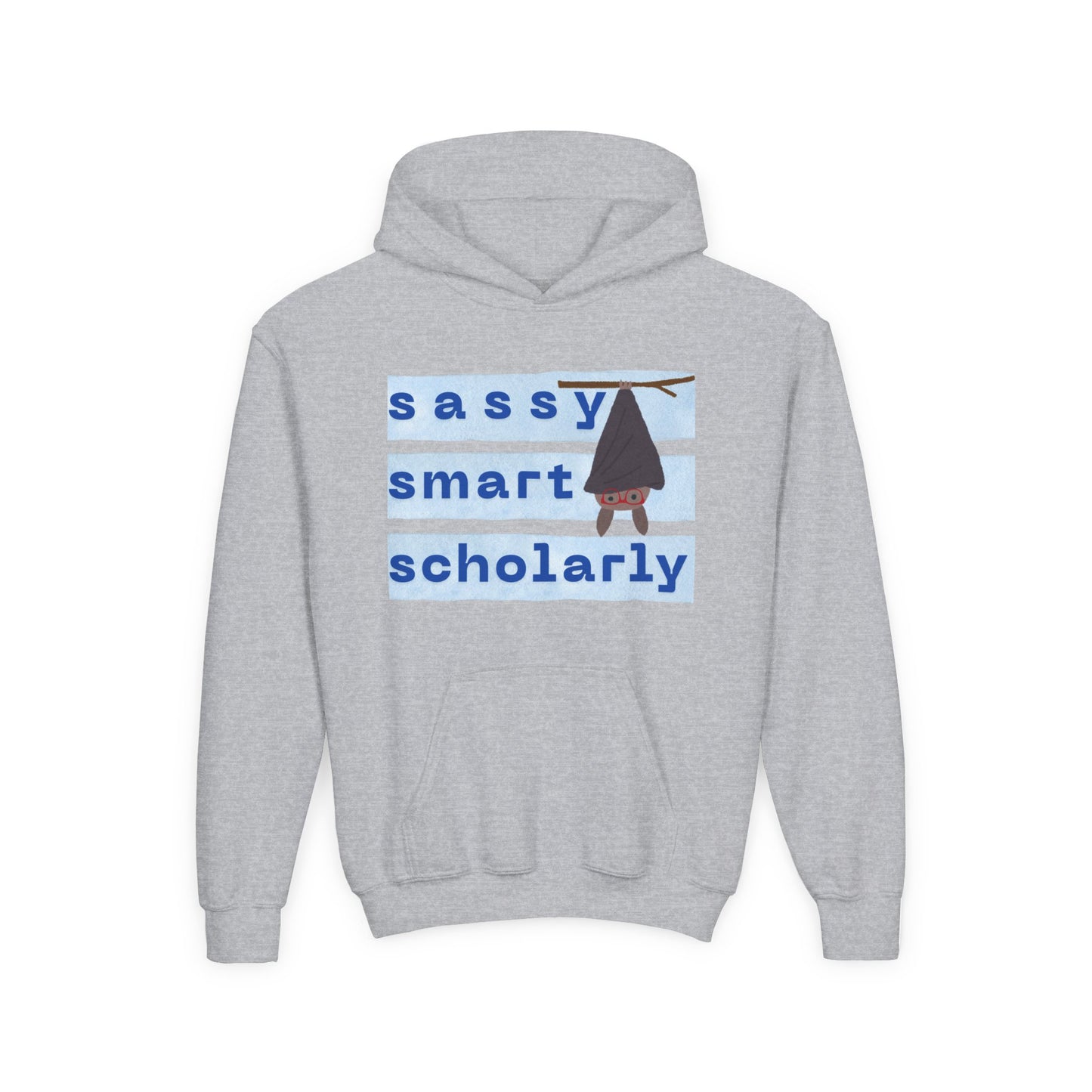 Youth Sassy Smart Scholarly Hoodie – Style Meets Brainpower!