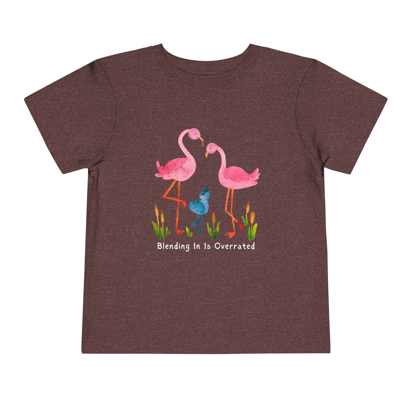 Toddler “Blending In Is Overrated” Tee – Celebrate What Makes You Different