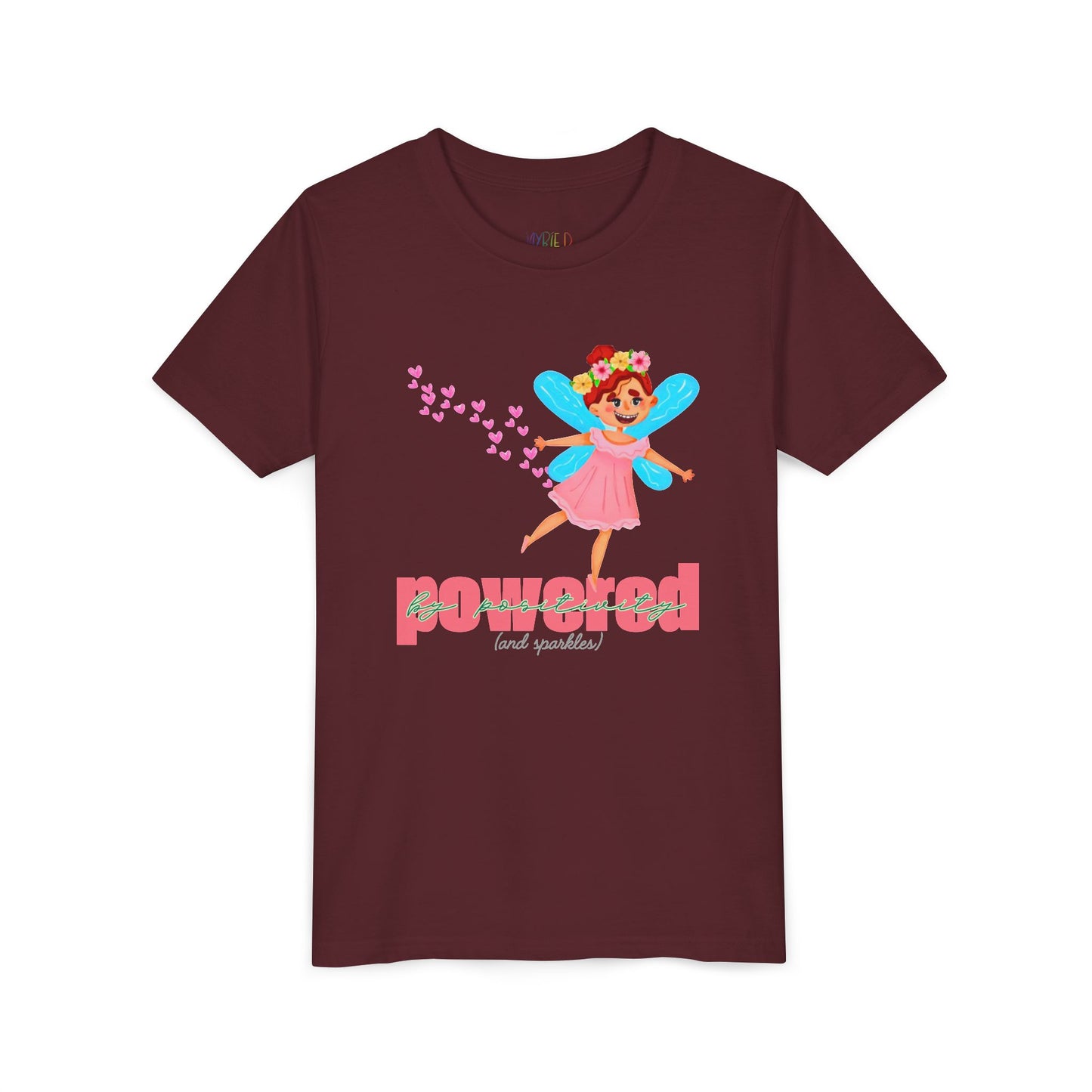 Youth Powered by Positivity (and Sparkles) Tee β Glow Up, Lift Up