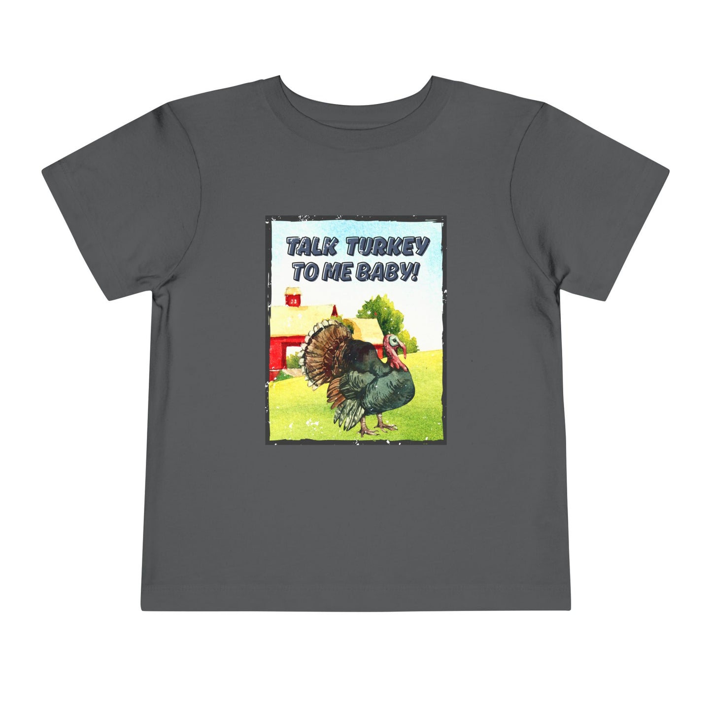 Toddler Talk Turkey to Me Tee – Funny Thanksgiving Shirt for Little Gobblers