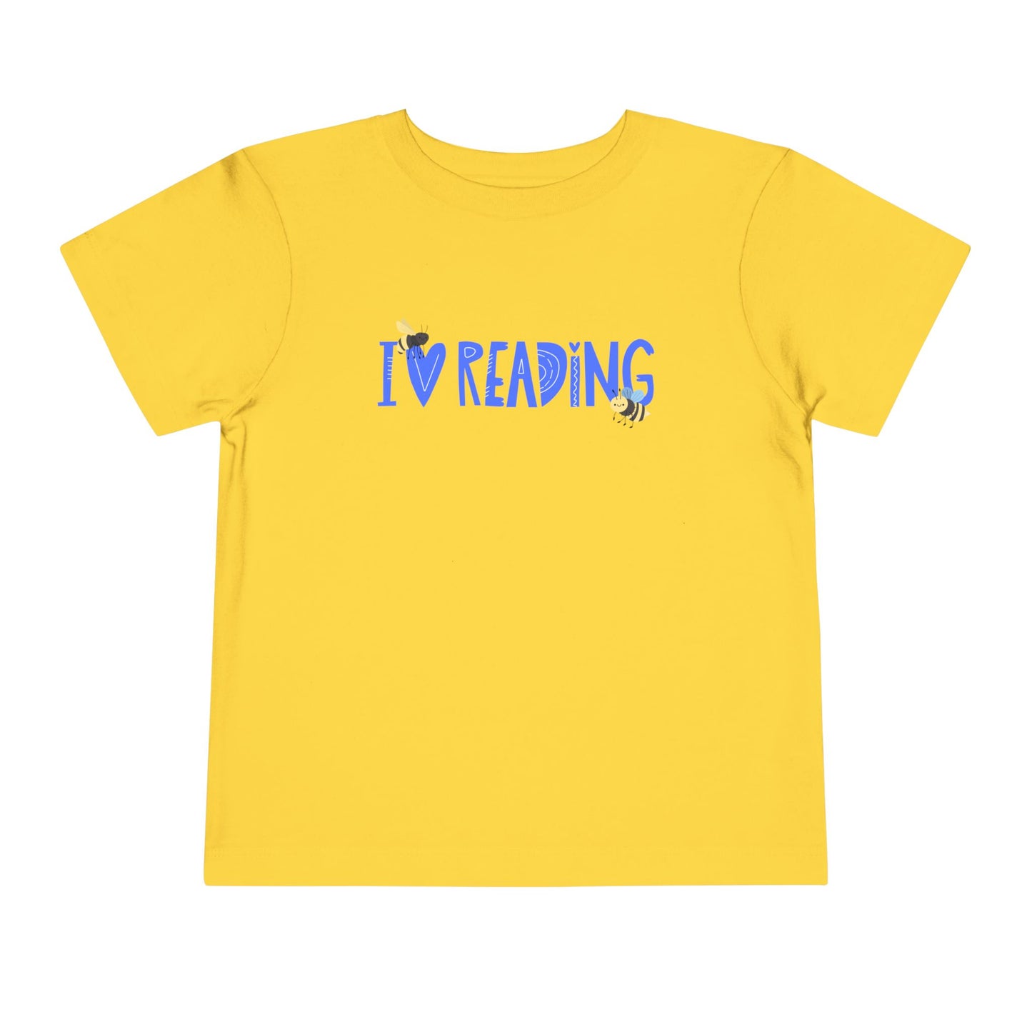 Toddler I Love Reading Tee – Bee-Inspired Book Shirt for Little Learners