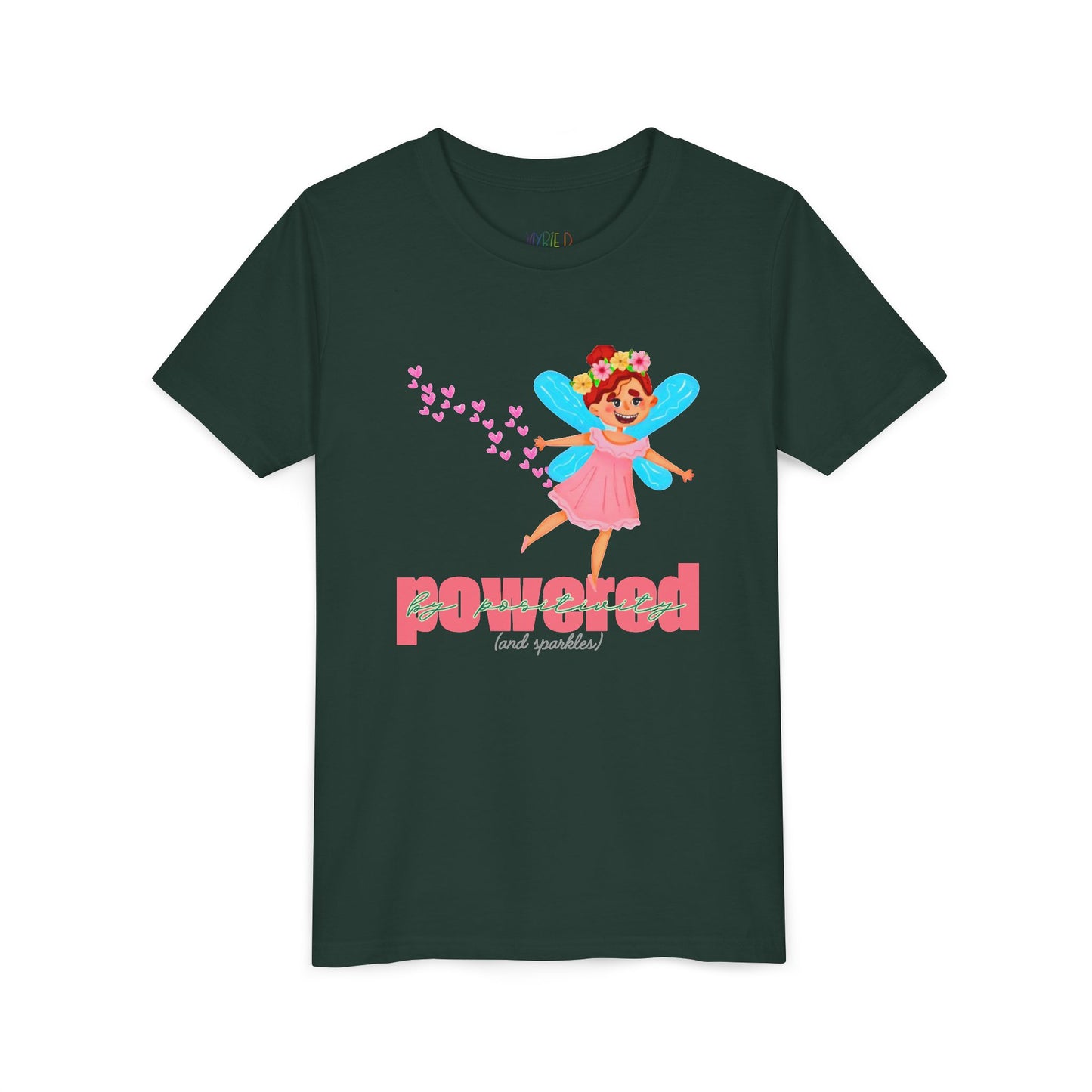 Youth Powered by Positivity (and Sparkles) Tee β Glow Up, Lift Up