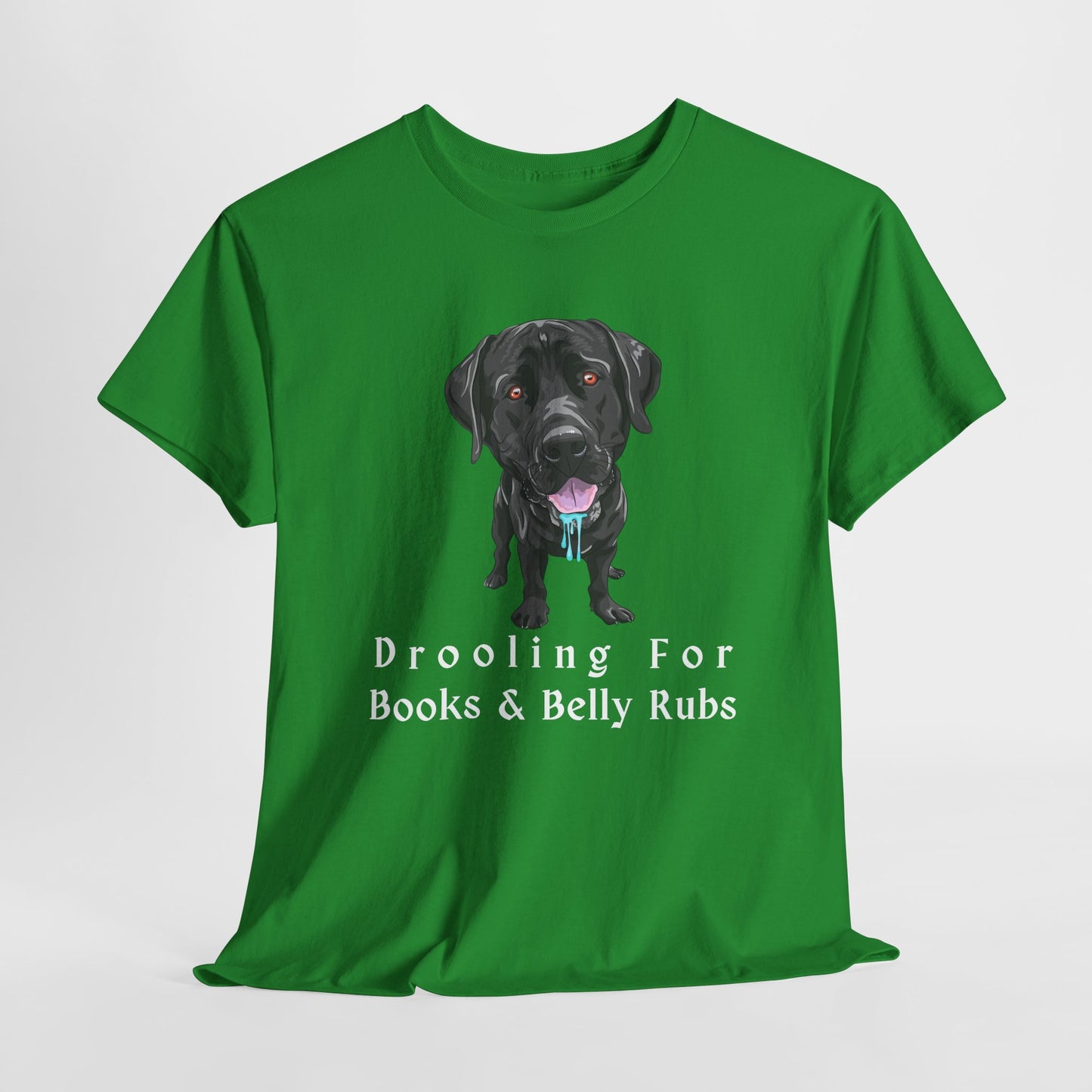 Teen/Adult Unisex Books & Belly Rubs Tee – Dog-Approved and Reader-Ready