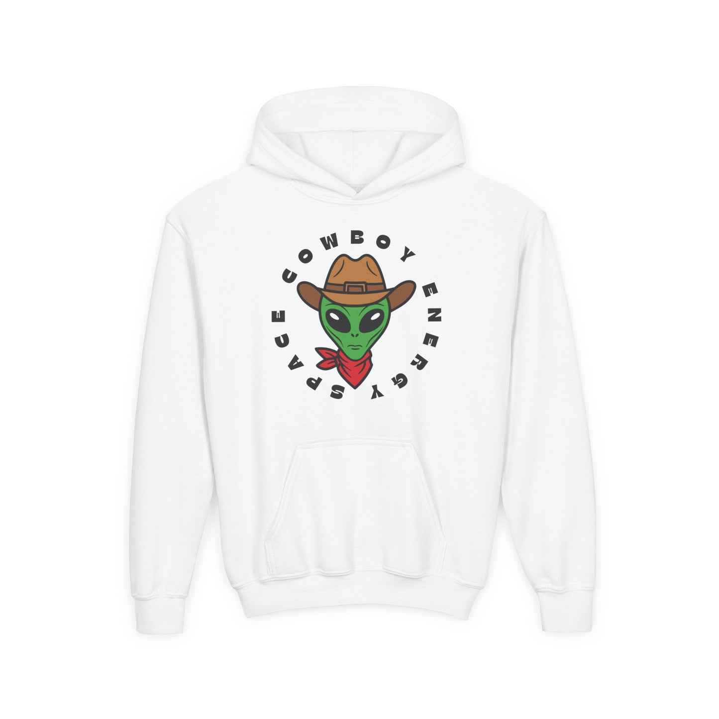 Youth Space Cowboy Energy Hoodie β Yeehaw From the Stars!