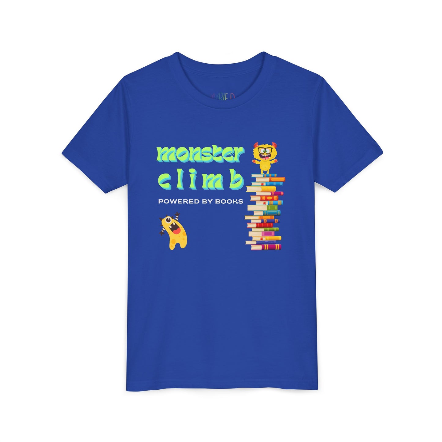 Youth Monster Climb Book Tee