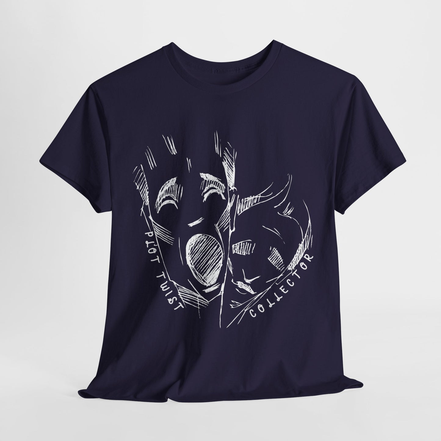 Teen/Adult Unisex Tee – Plot Twist Collector (Screaming Face Edition)