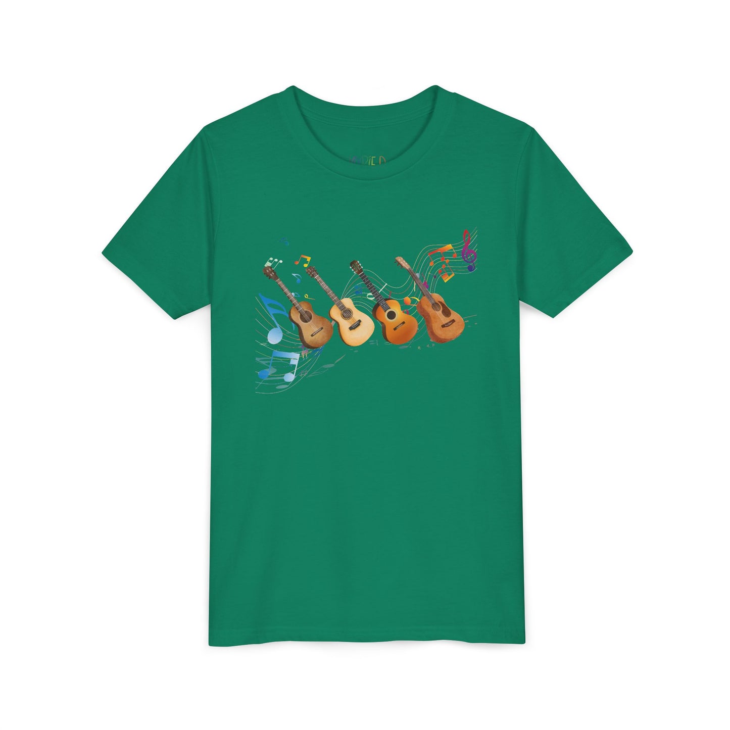 Youth One Story. Four Players. Tee – Guitar Ensemble Shirt for Collaborative Creatives
