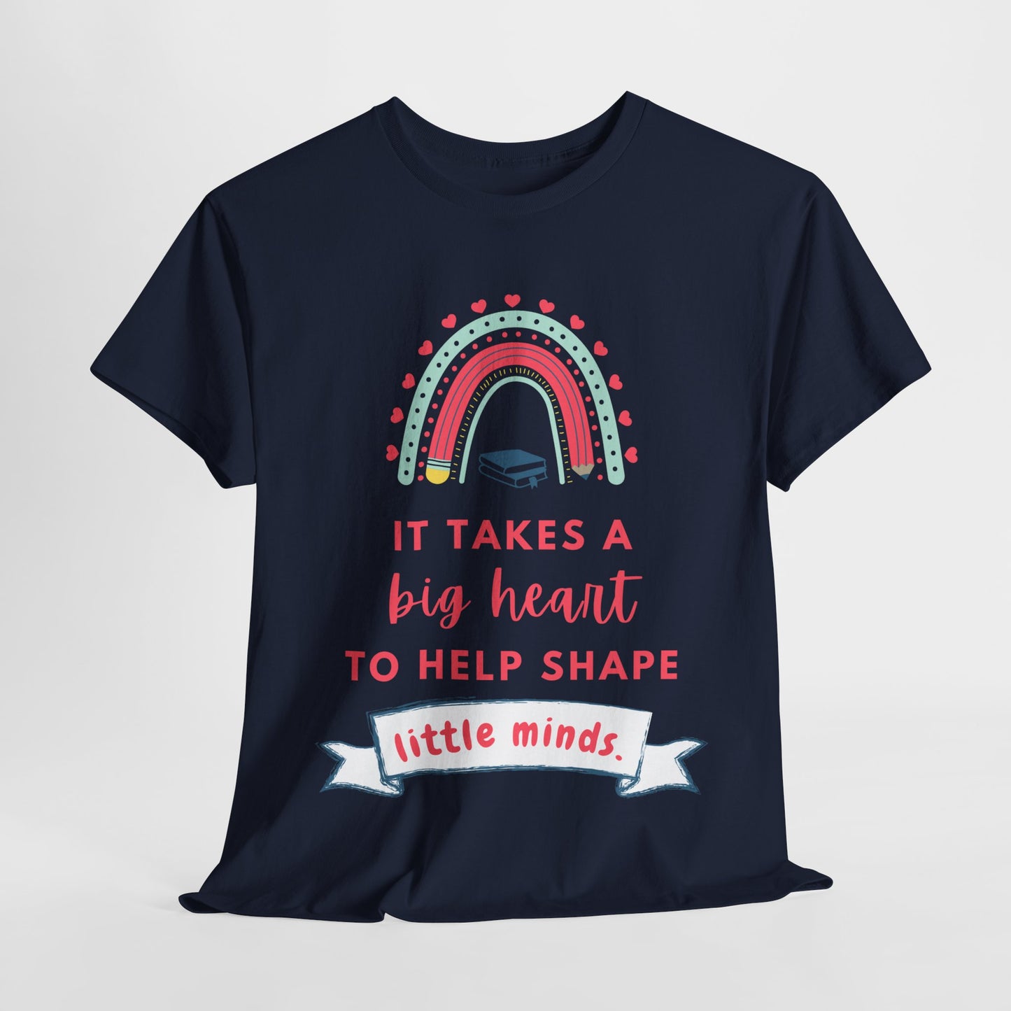 Teen/Adult Unisex Big Heart, Little Minds Tee β Thoughtful Gift for Teachers & Caregivers