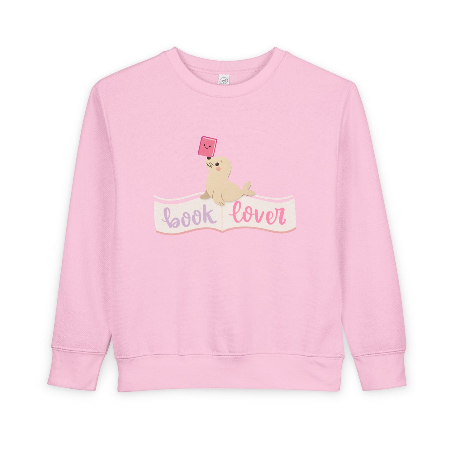 Toddler Book Lover Seal Sweatshirt β Cute Ocean Reader Crewneck for Little Story Fans