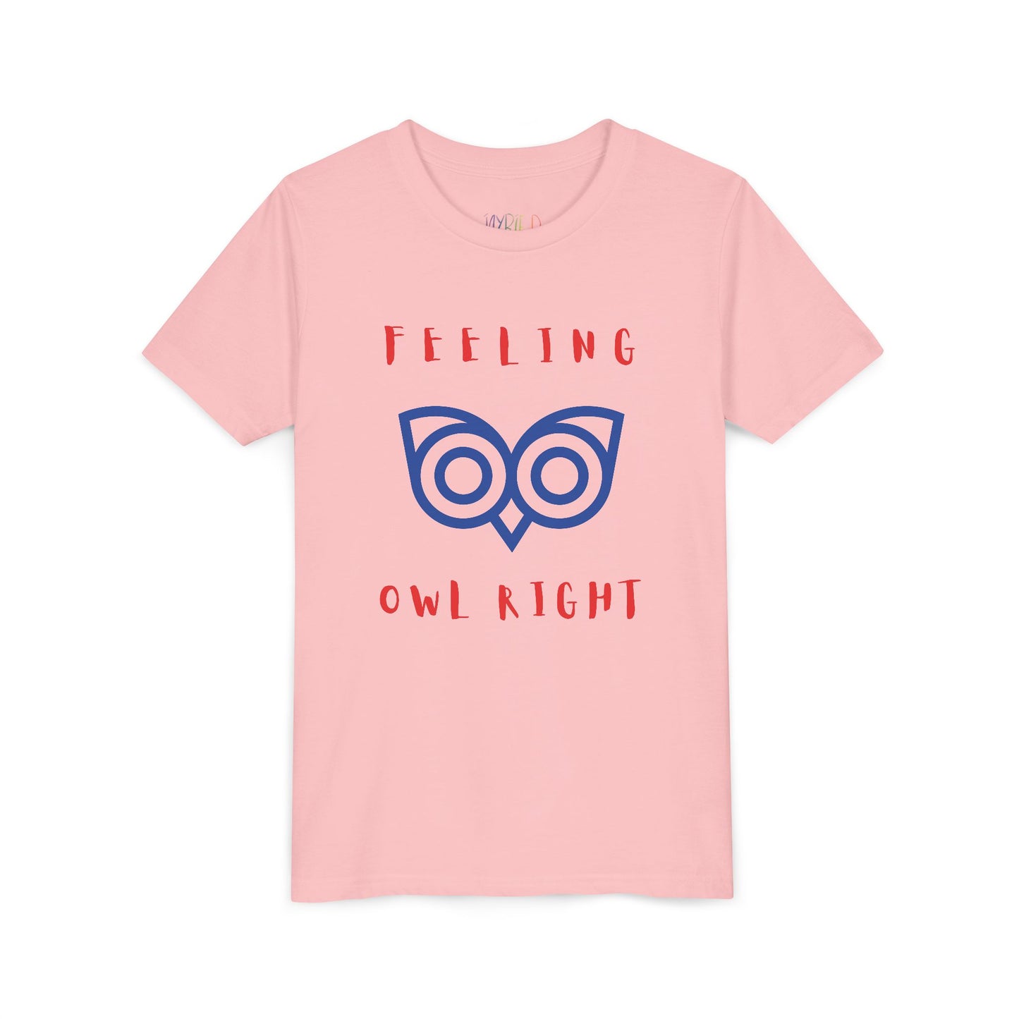 Youth Feeling Owl Right T-Shirt – Bold Graphic Tee with Playful Wordplay and Owl Design
