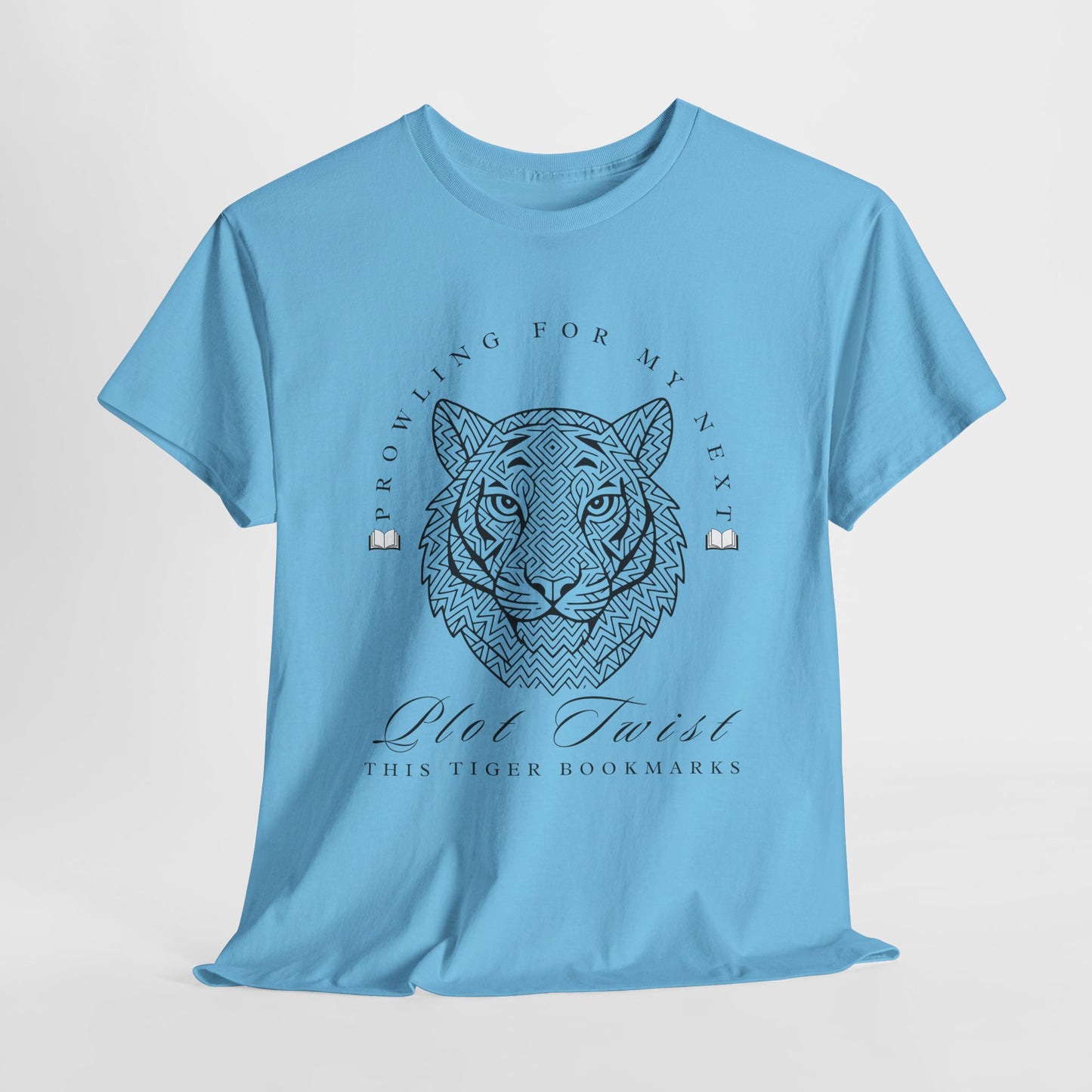 Teen/Adult Unisex β Plot Twist Tiger Tee β Fierce Style for Bookish Beasts