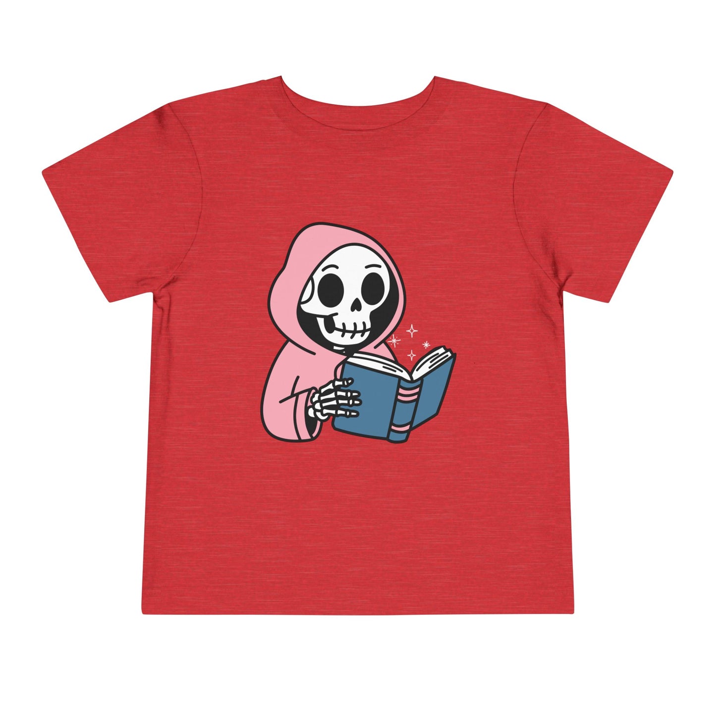 Toddler Spooky Storytime Tee β Cute Skeleton Reader Halloween Shirt
