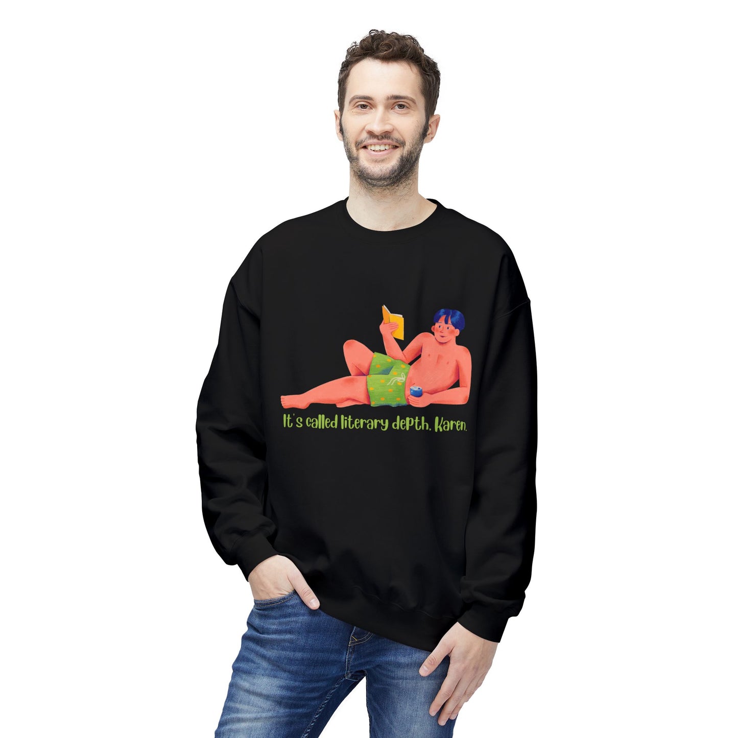 Teen/Adult Unisex Literary Depth Karen Sweatshirt