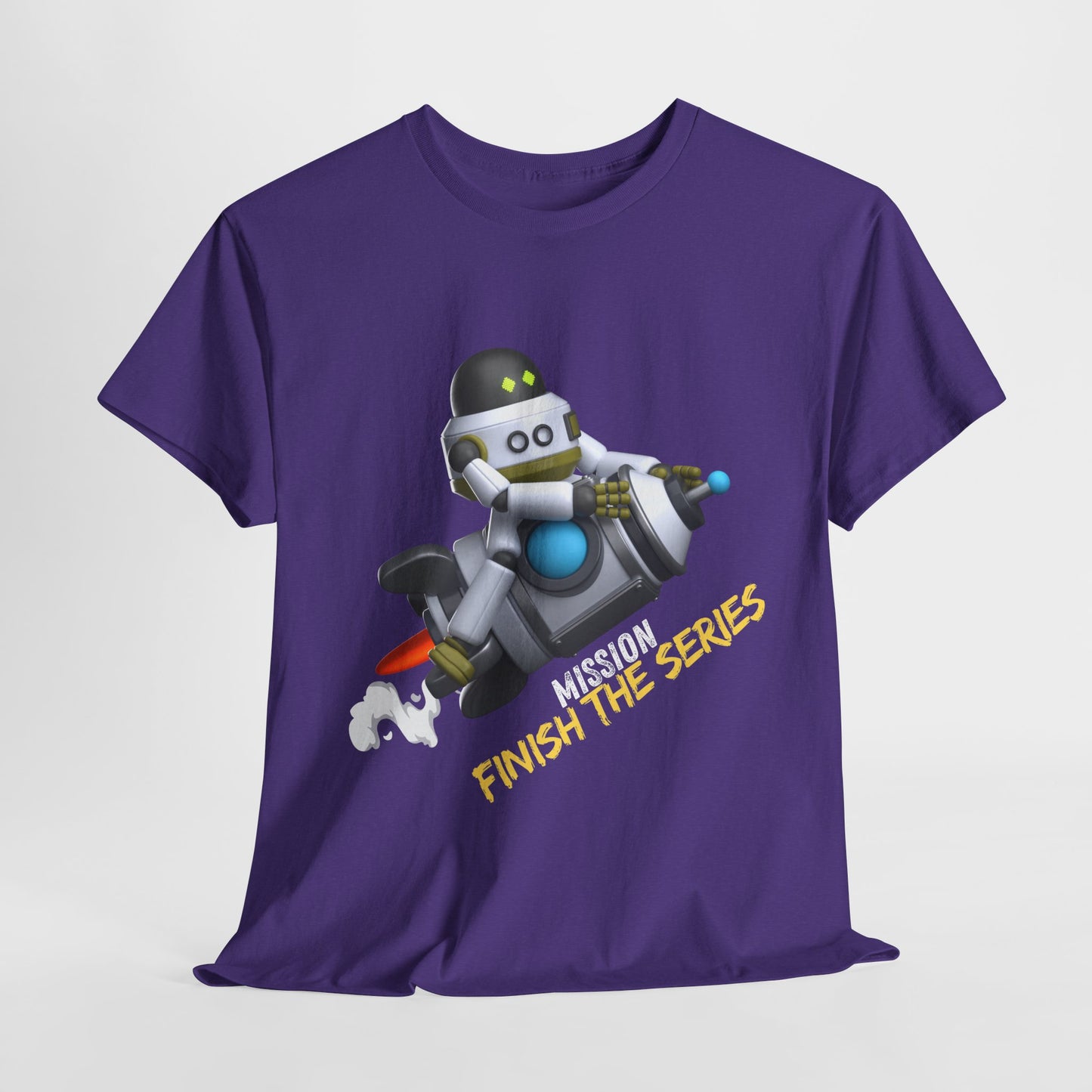 Teen/Adult Unisex Mission: Finish the Series Tee – Reading Motivation for Series Completionists