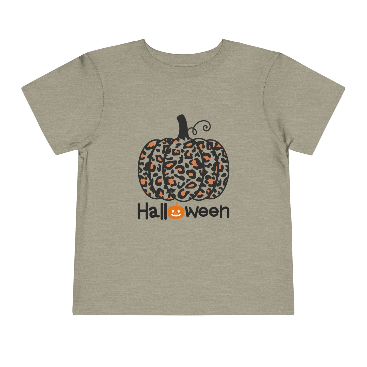 Toddler Halloween Leopard Pumpkin T-Shirt – Cute & Spooky Fall Outfit