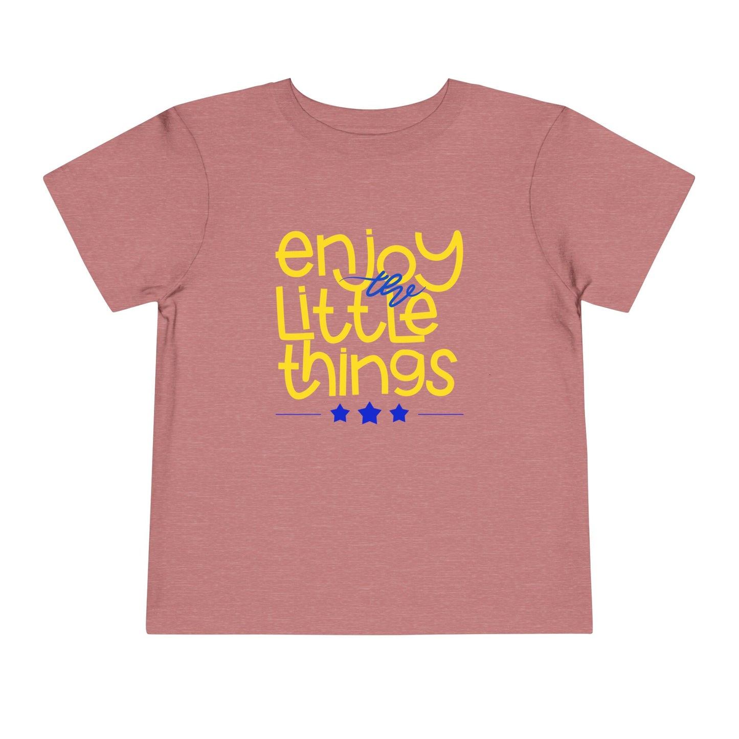 Toddler Enjoy the Little Things Tee – Positive Message Shirt for Everyday Joy