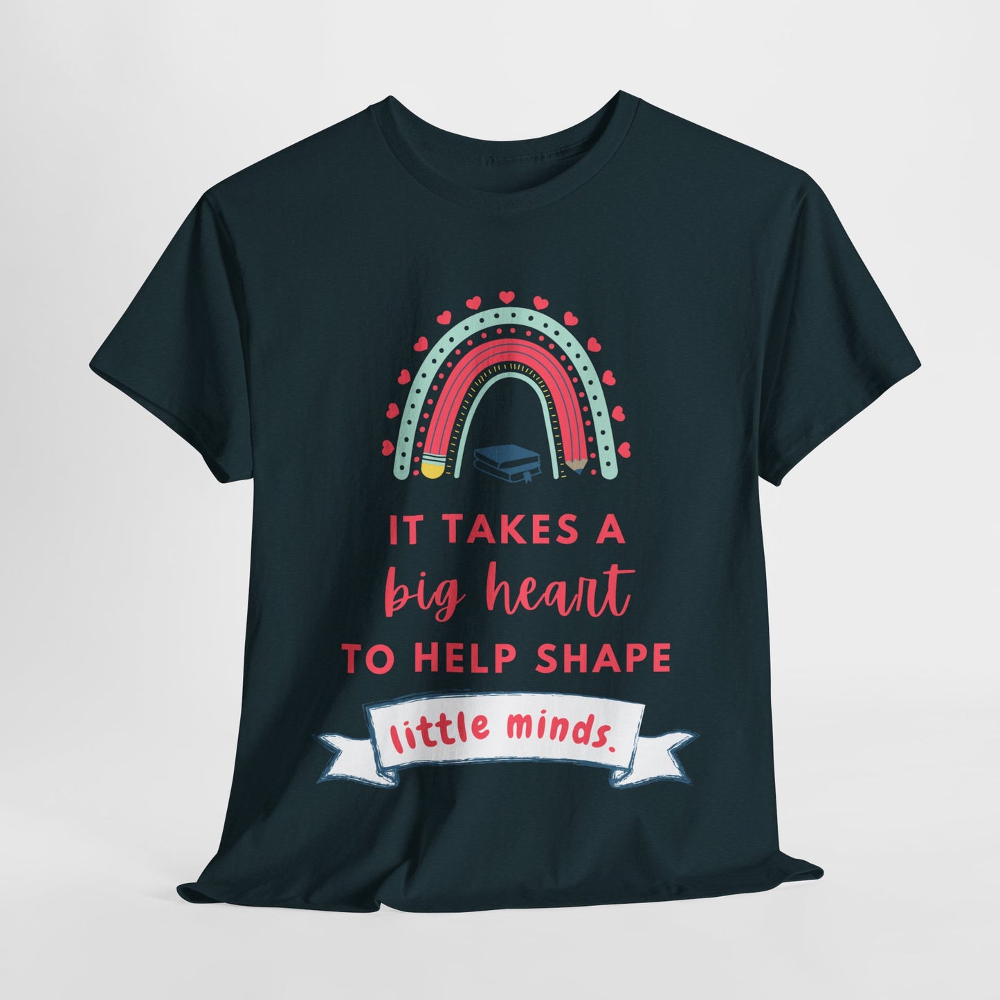 Teen/Adult Unisex Big Heart, Little Minds Tee β Thoughtful Gift for Teachers & Caregivers