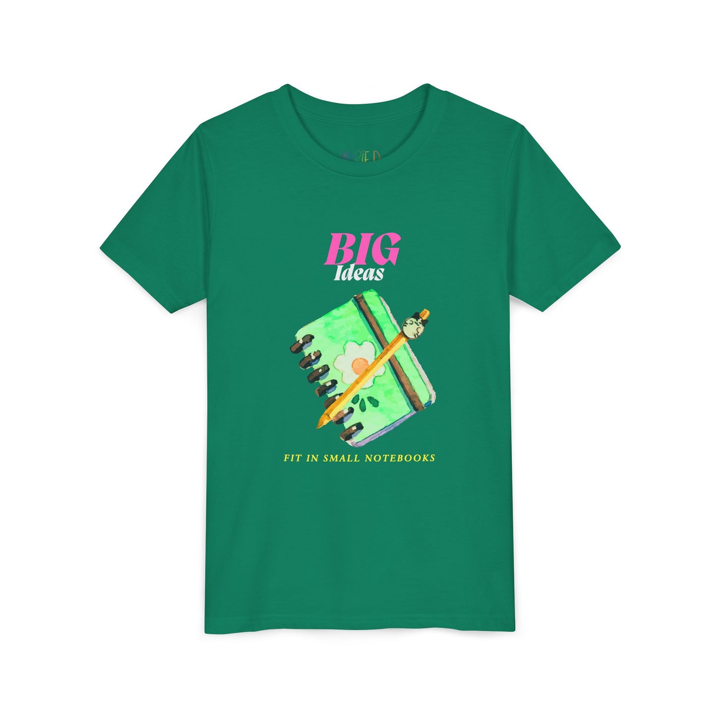 Youth Big Ideas Tee – Creative Confidence for Young Dreamers & Writers
