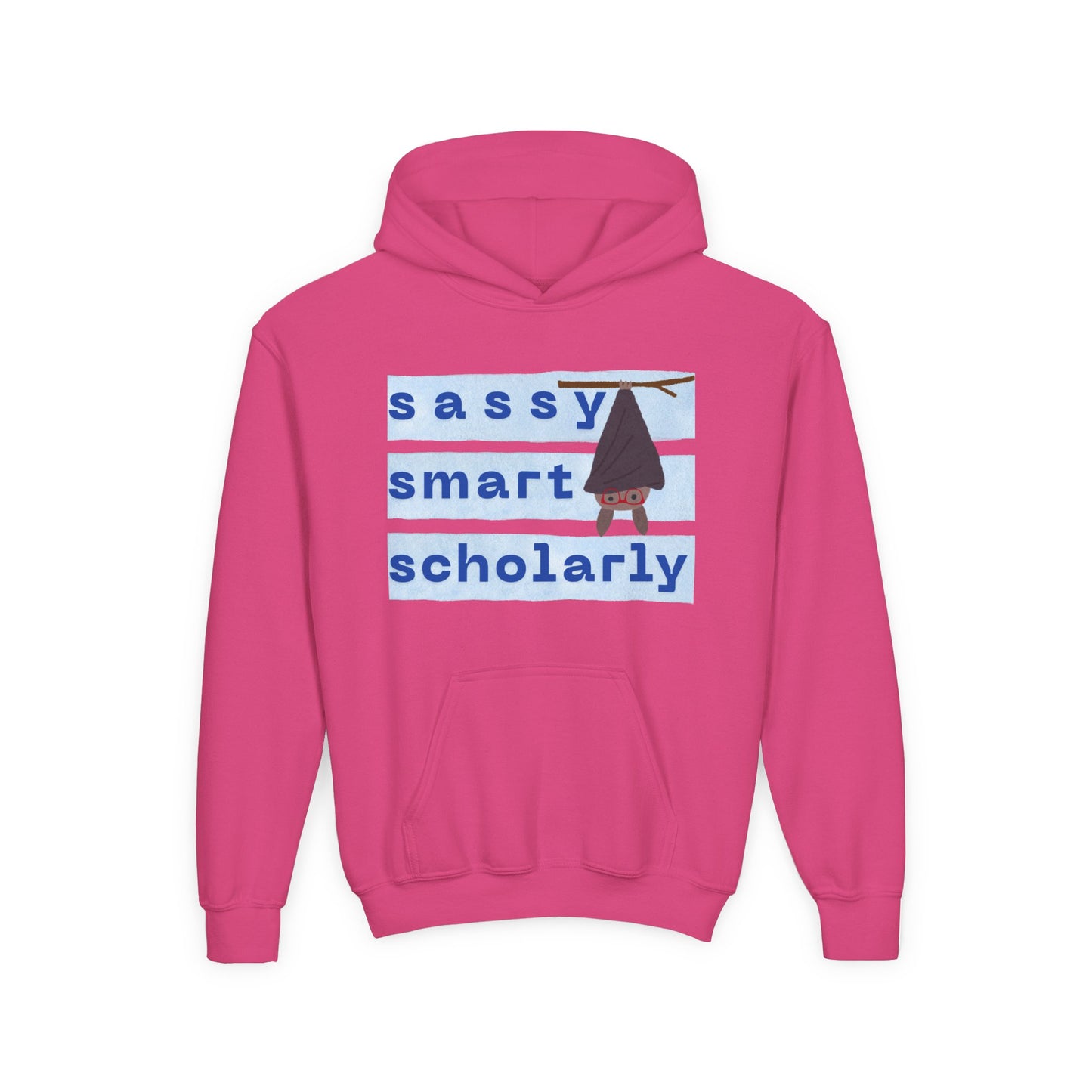 Youth Sassy Smart Scholarly Hoodie – Style Meets Brainpower!