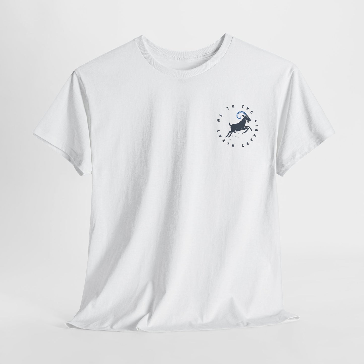 Teen/Adult Unisex β Bleat Me to the Library Goat Tee