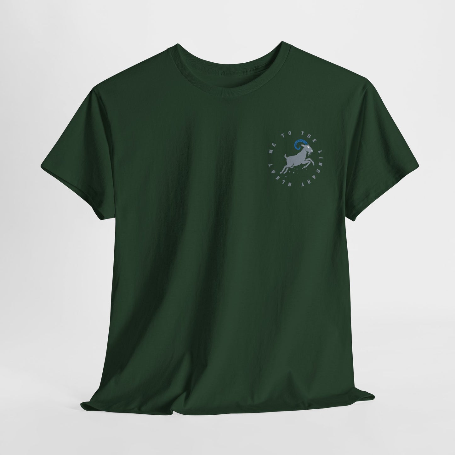 Teen/Adult Unisex β Bleat Me to the Library Goat Tee
