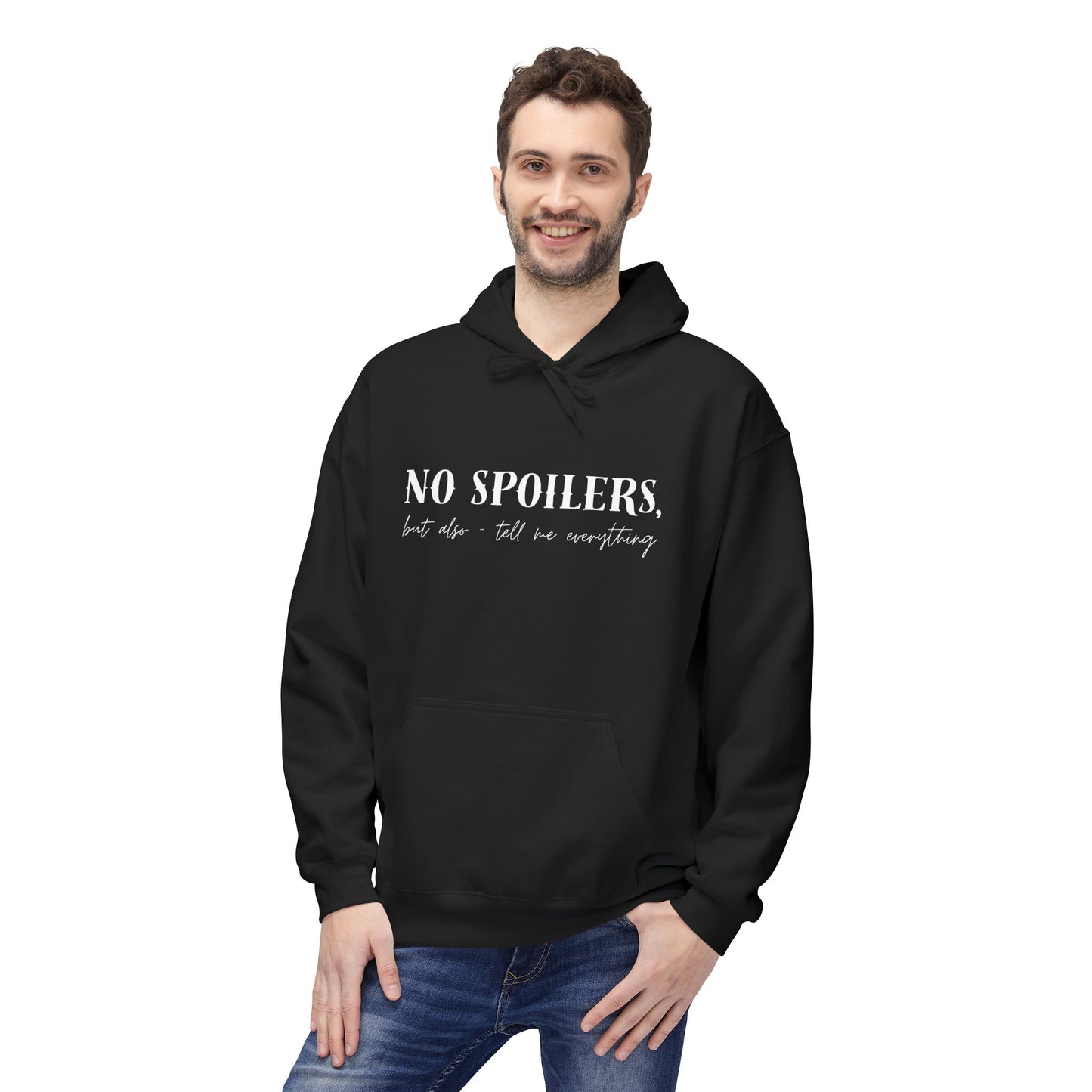Teen/Adult Unisex No Spoilers Hoodie