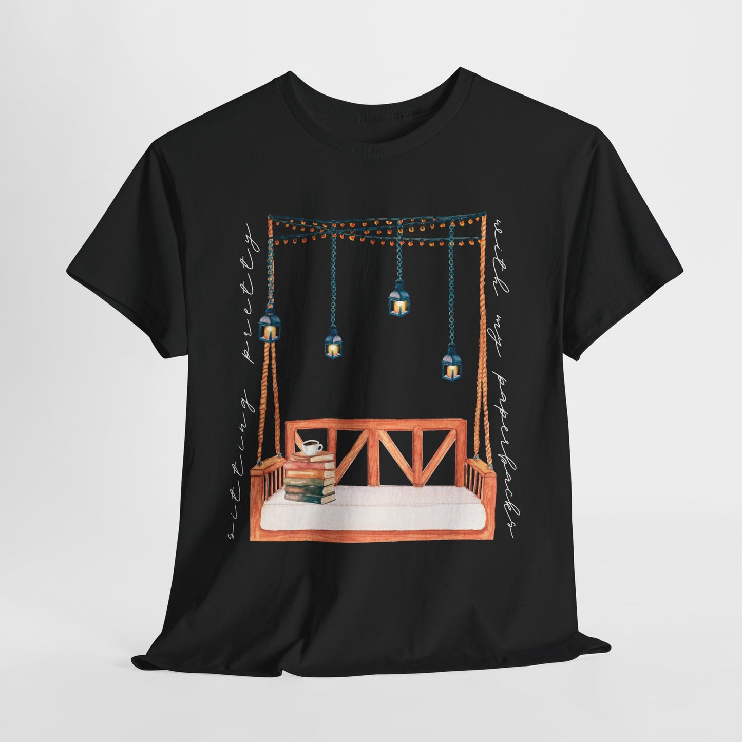 Teen/Adult Unisex Tee β Sitting Pretty With My Paperbacks