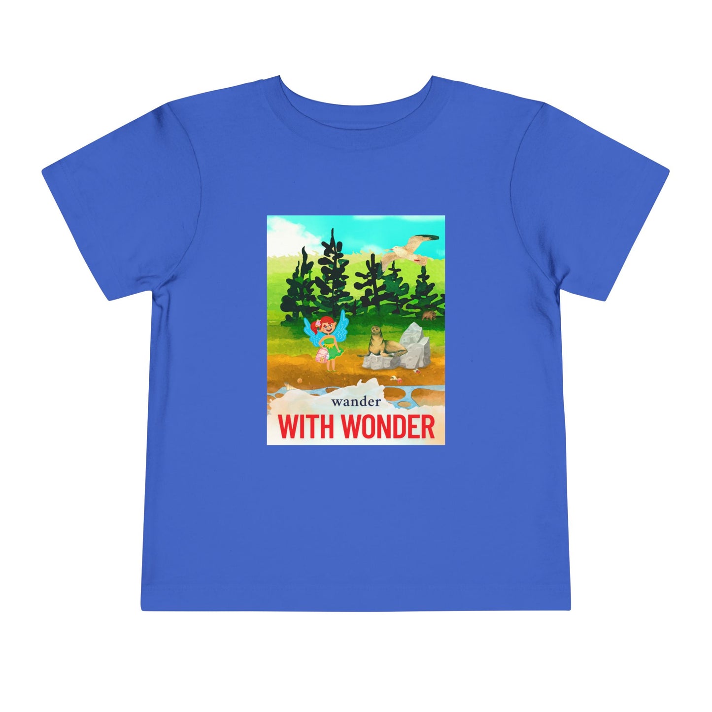 Toddler Wander With Wonder Tee β Mei-Mei Nature Adventure Shirt for Curious Hearts